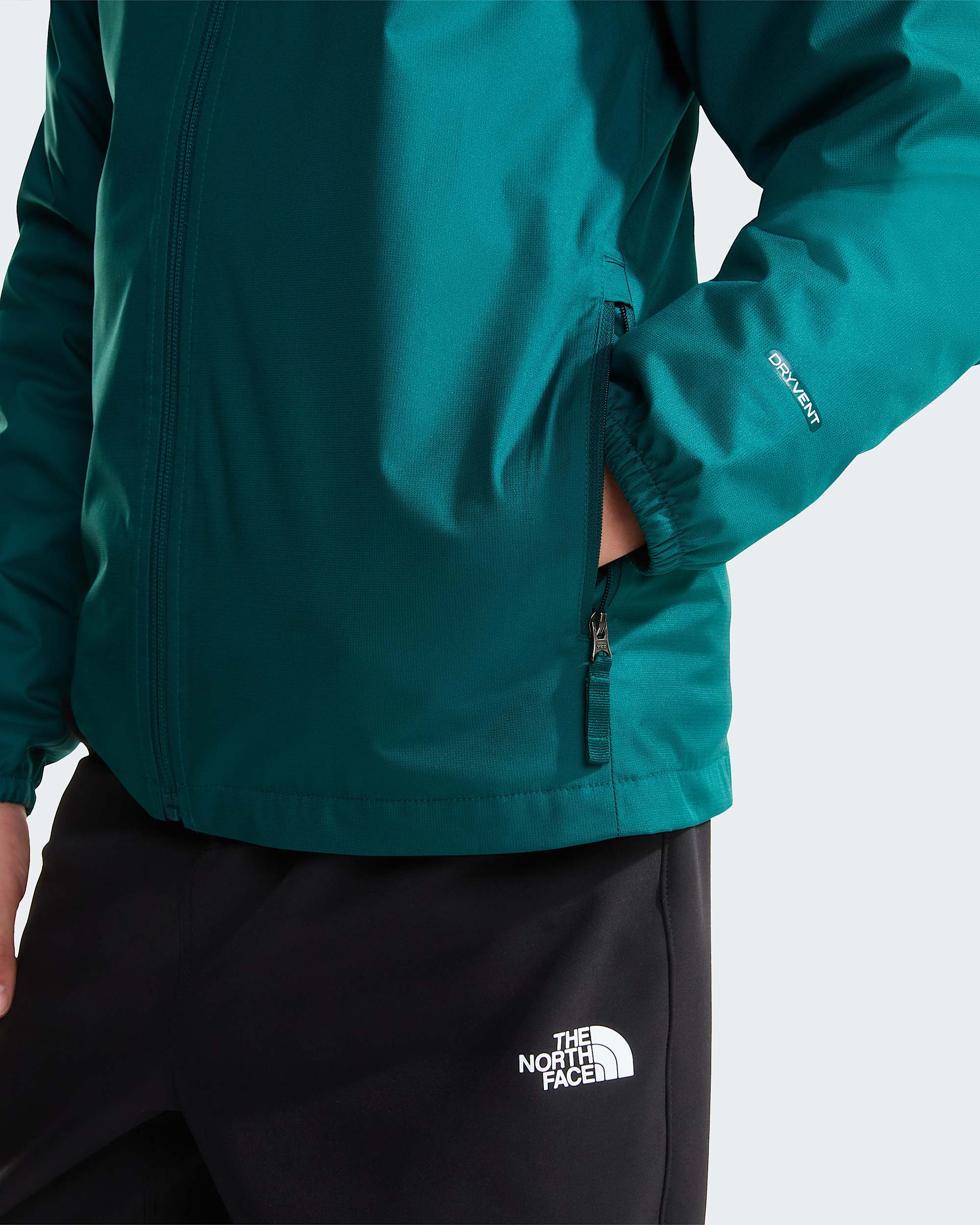Zipline Regenjacke fr Jugendliche TNF Pacific Teal ALT7