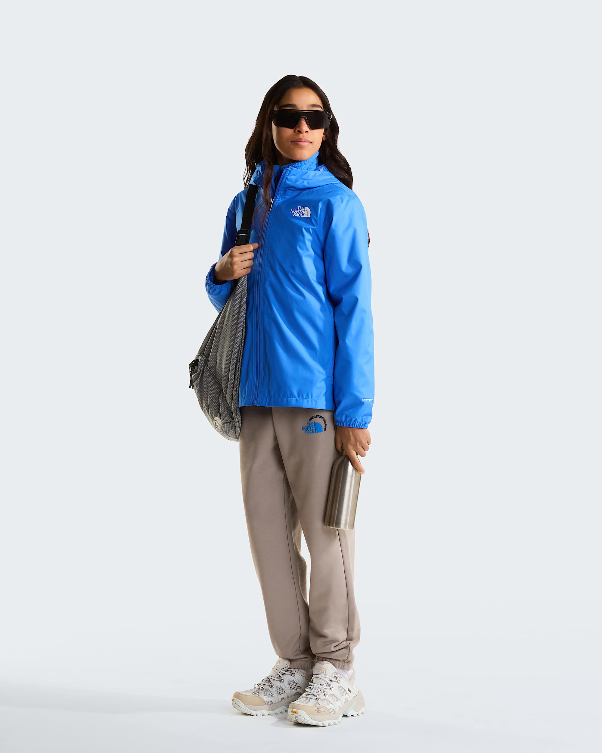 Chaqueta impermeable Zipline para jvenes TNF Active Blue ALT13