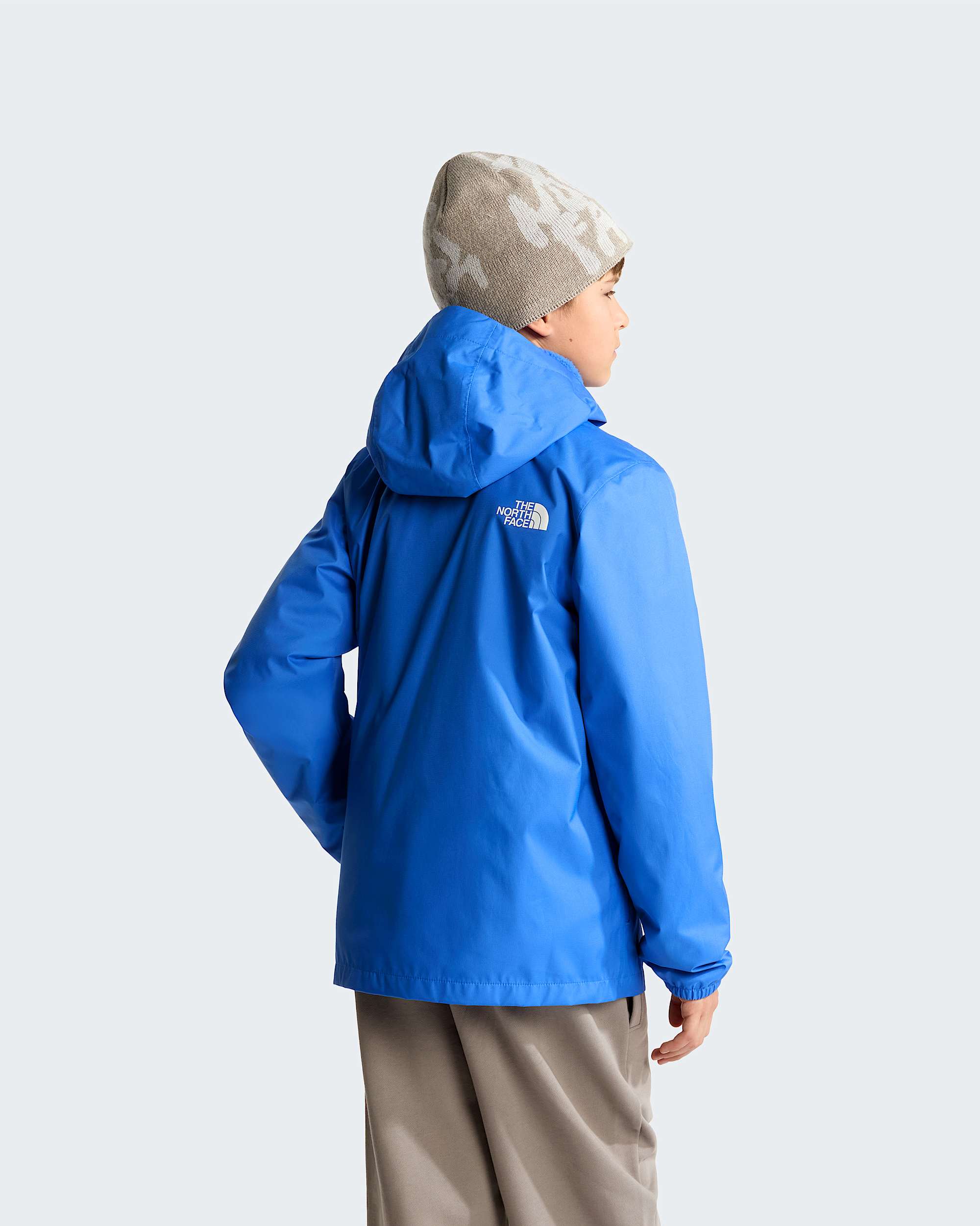 Chaqueta impermeable Zipline para jvenes TNF Active Blue ALT3