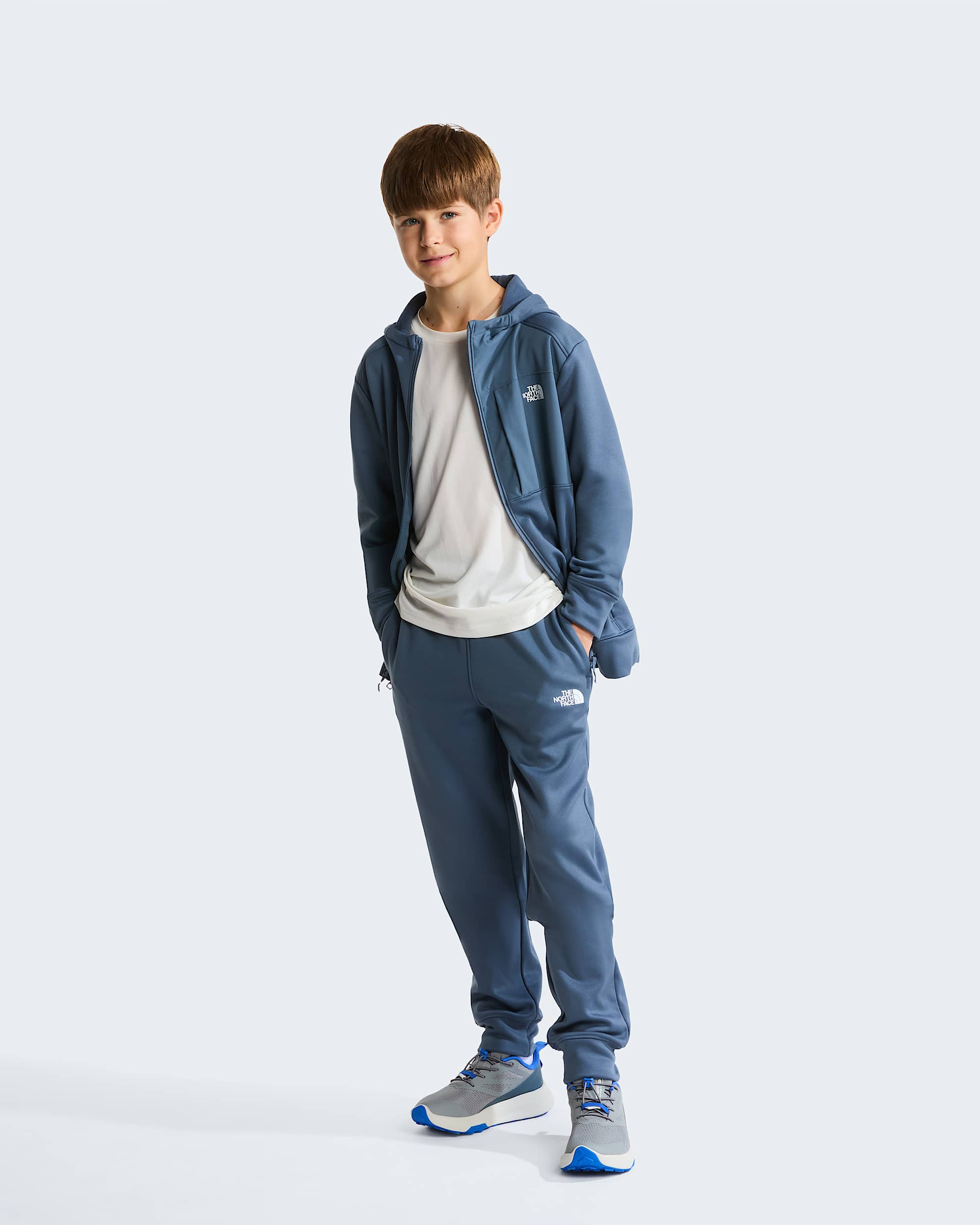Giacca in pile con cappuccio TNF Performance da ragazzi TNF ALT1