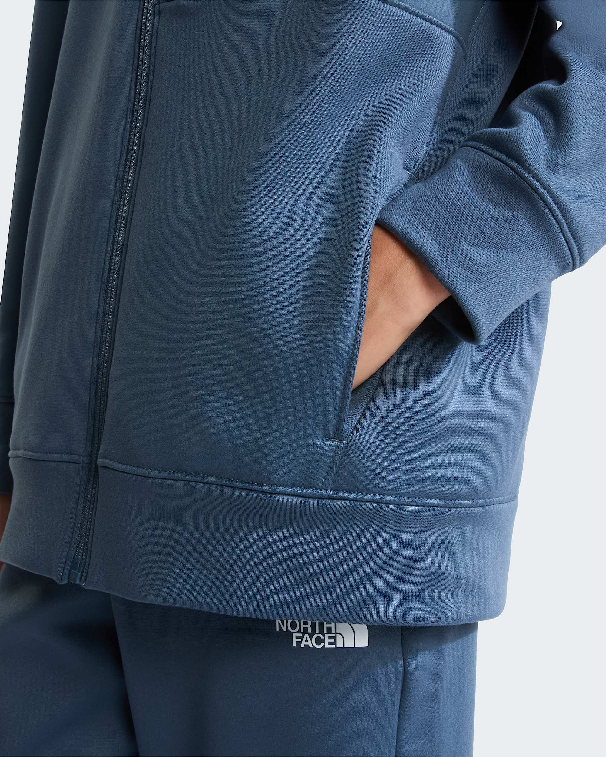 Giacca in pile con cappuccio TNF Performance da ragazzi TNF ALT6