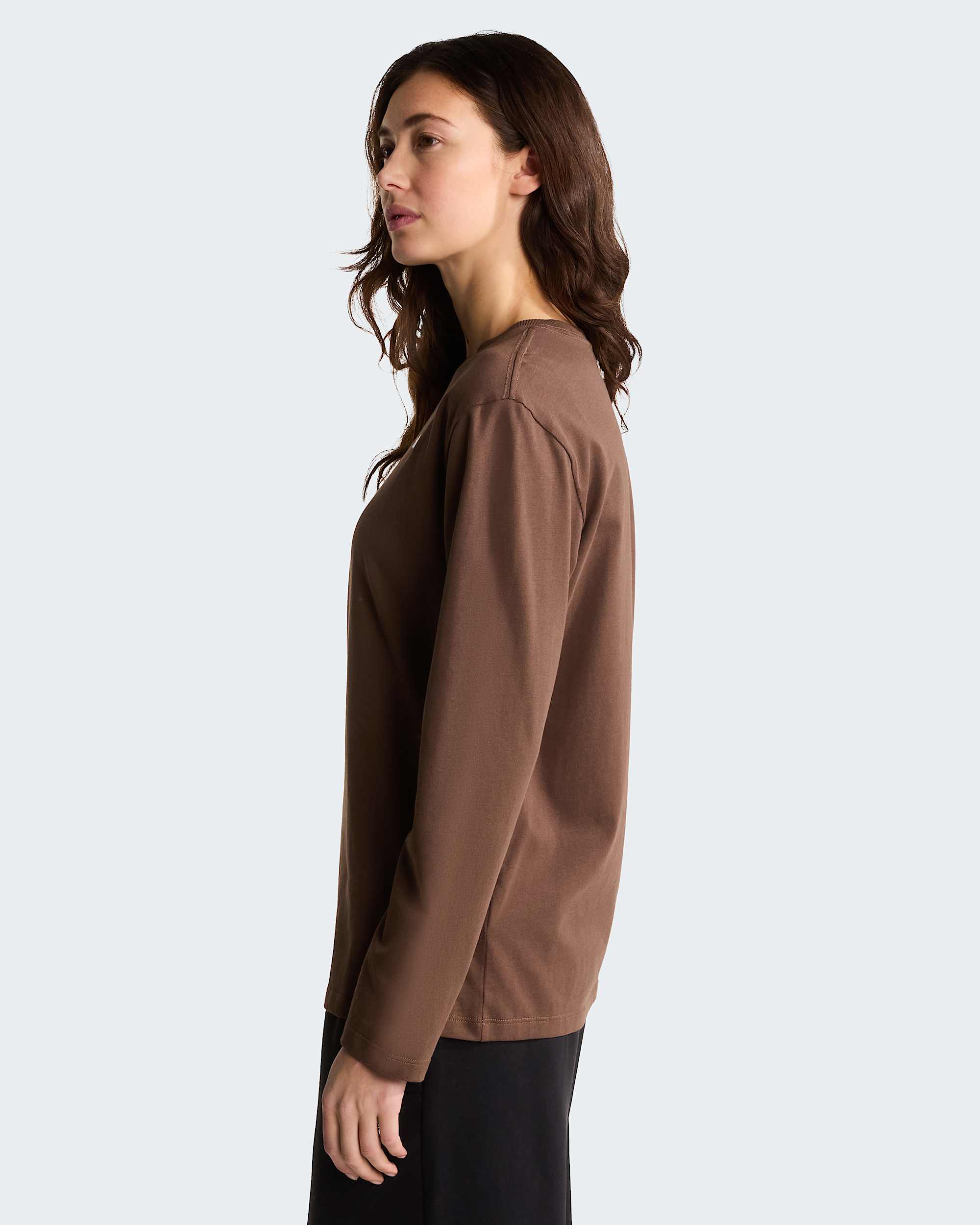 TNF Essential Simple Dome Relaxed Tshirt met lange mouwen TNF ALT2