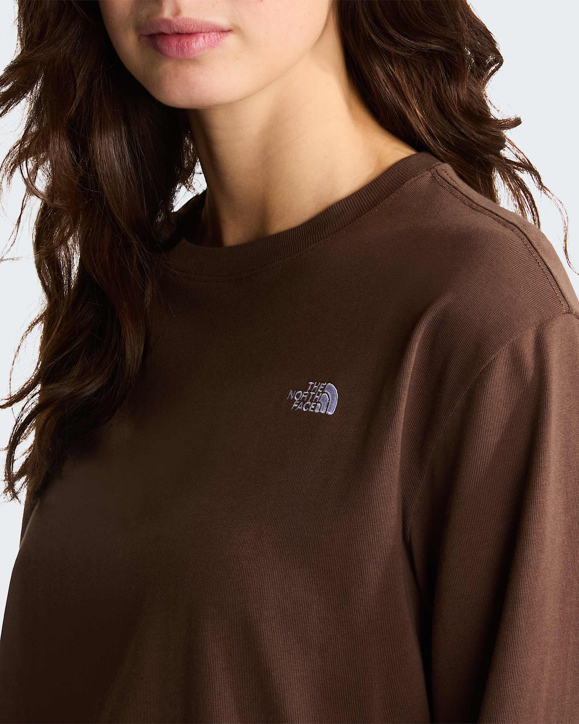 TNF Essential Simple Dome Relaxed Tshirt met lange mouwen TNF ALT4