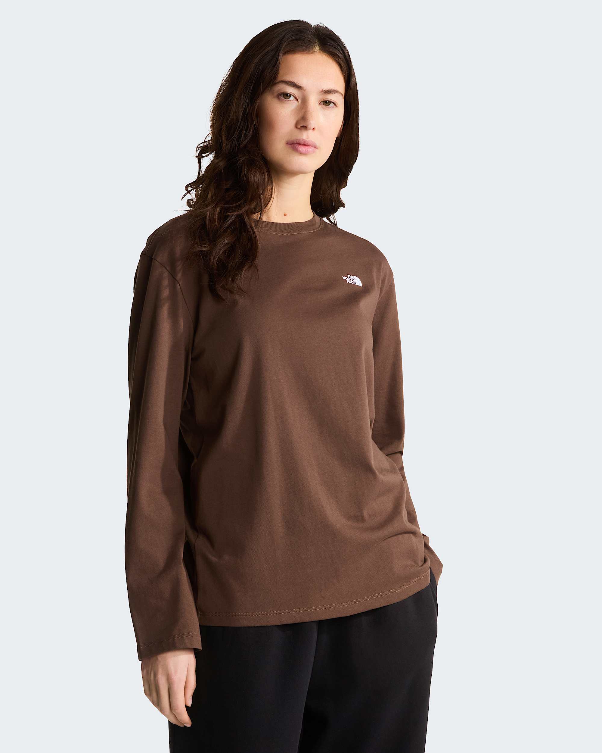 TNF Essential Simple Dome Relaxed Tshirt met lange mouwen TNF HERO