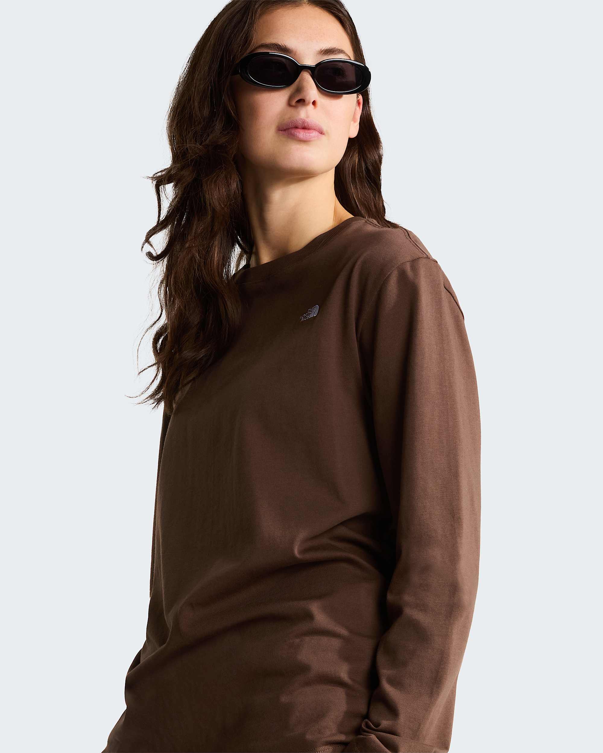 TNF Essential Simple Dome Relaxed Tshirt met lange mouwen TNF ALT5