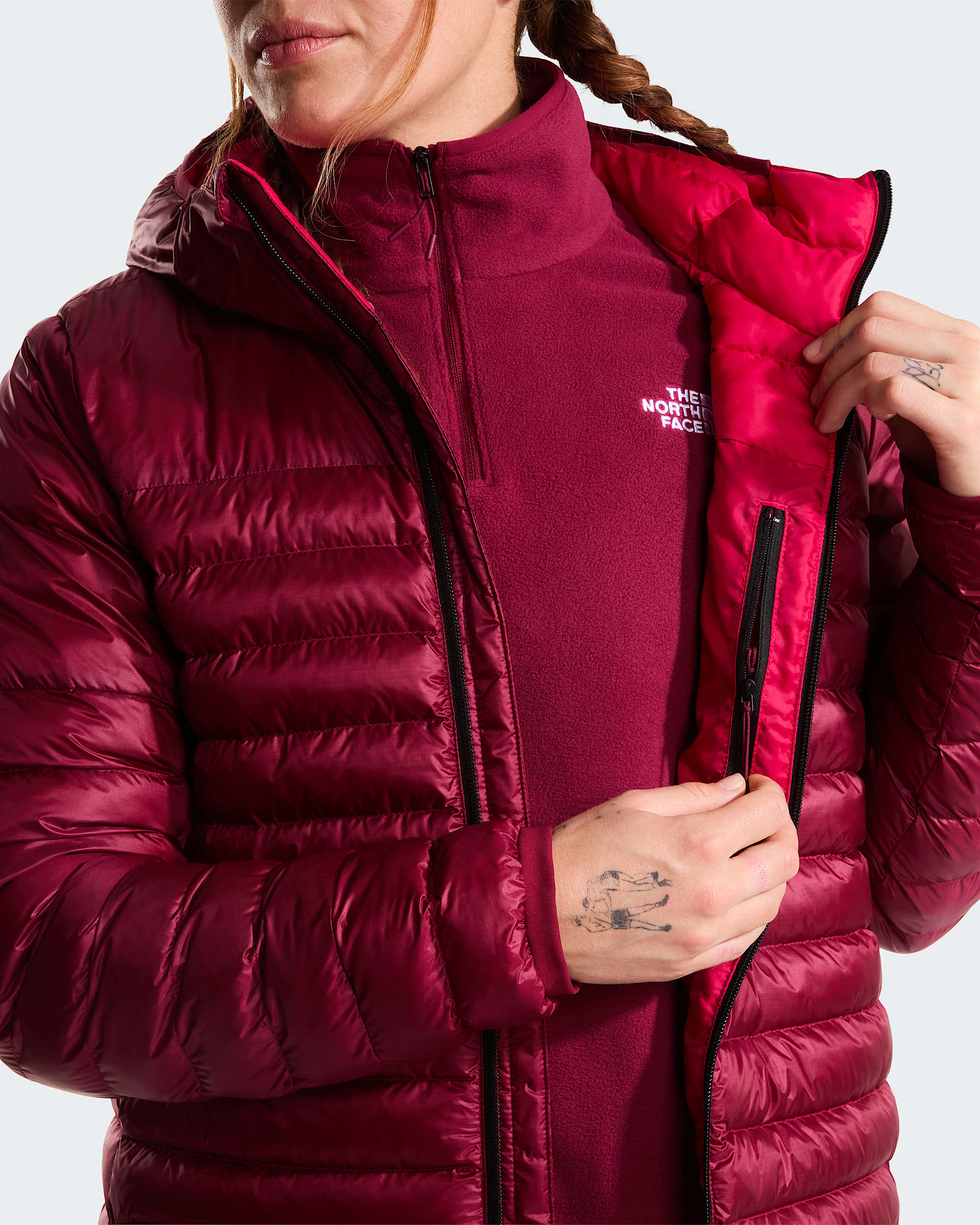 Womens Terra Peak Hooded Jacket TNF ALT8