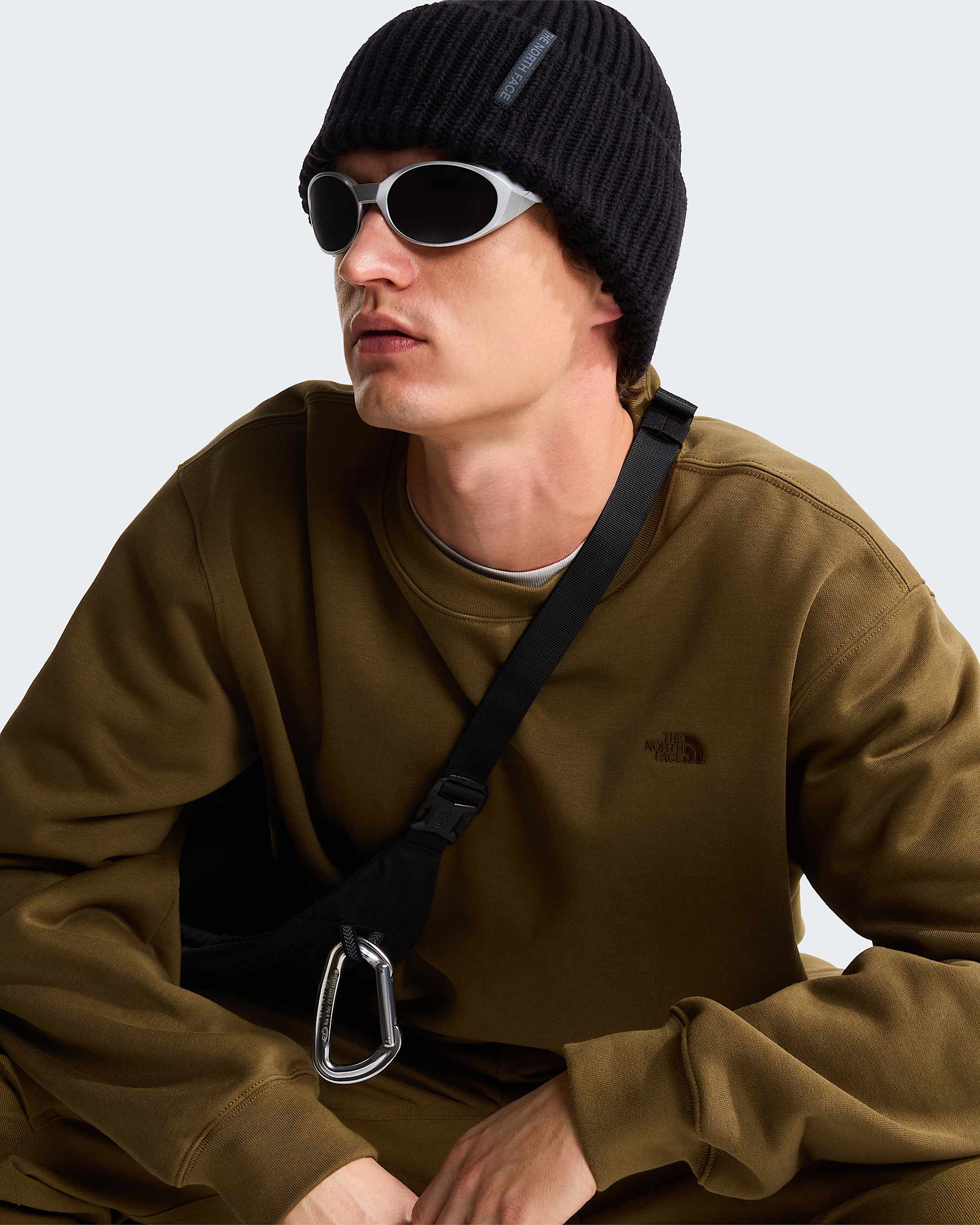 Mens TNF Essential Simple Dome Relaxed Sweatshirt TNF ALT5