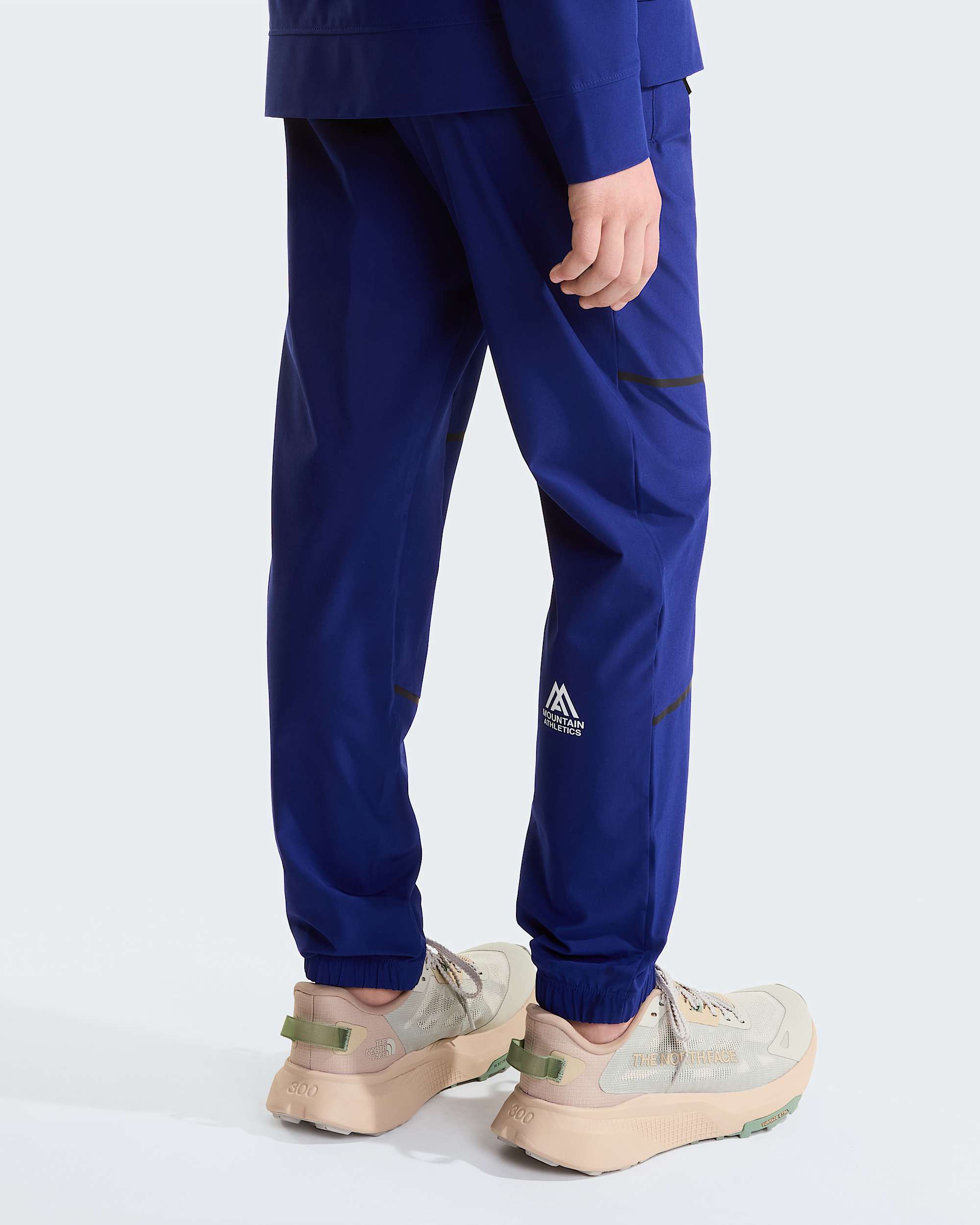Geweven Mountain Athleticsbroek voor tieners TNF Bold Blue ALT15