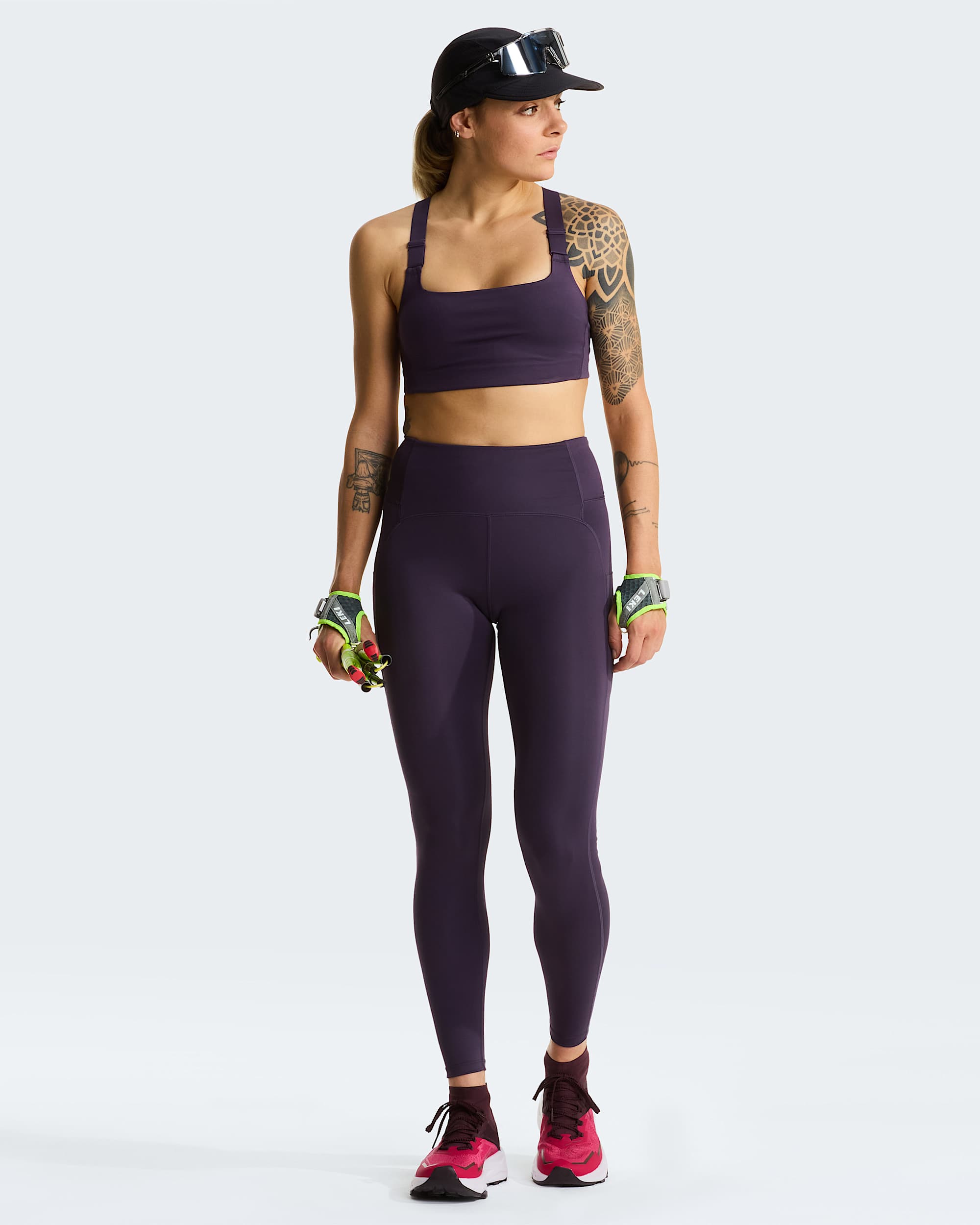 Reggiseno sportivo Refina da donna TNF Endless Dusk ALT2