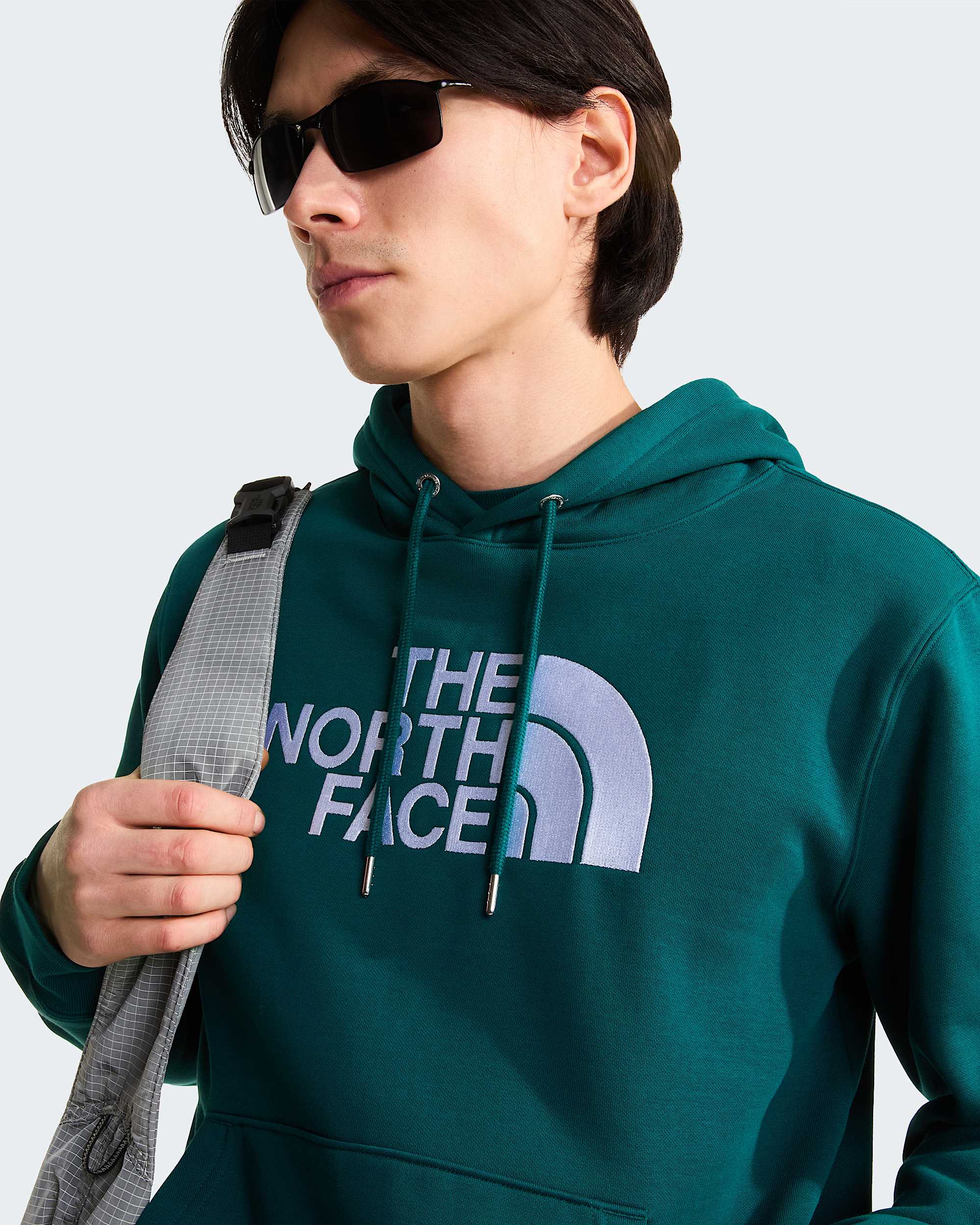 Felpa con cappuccio TNF Essential Drew Peak Regular da uomo TNF ALT6
