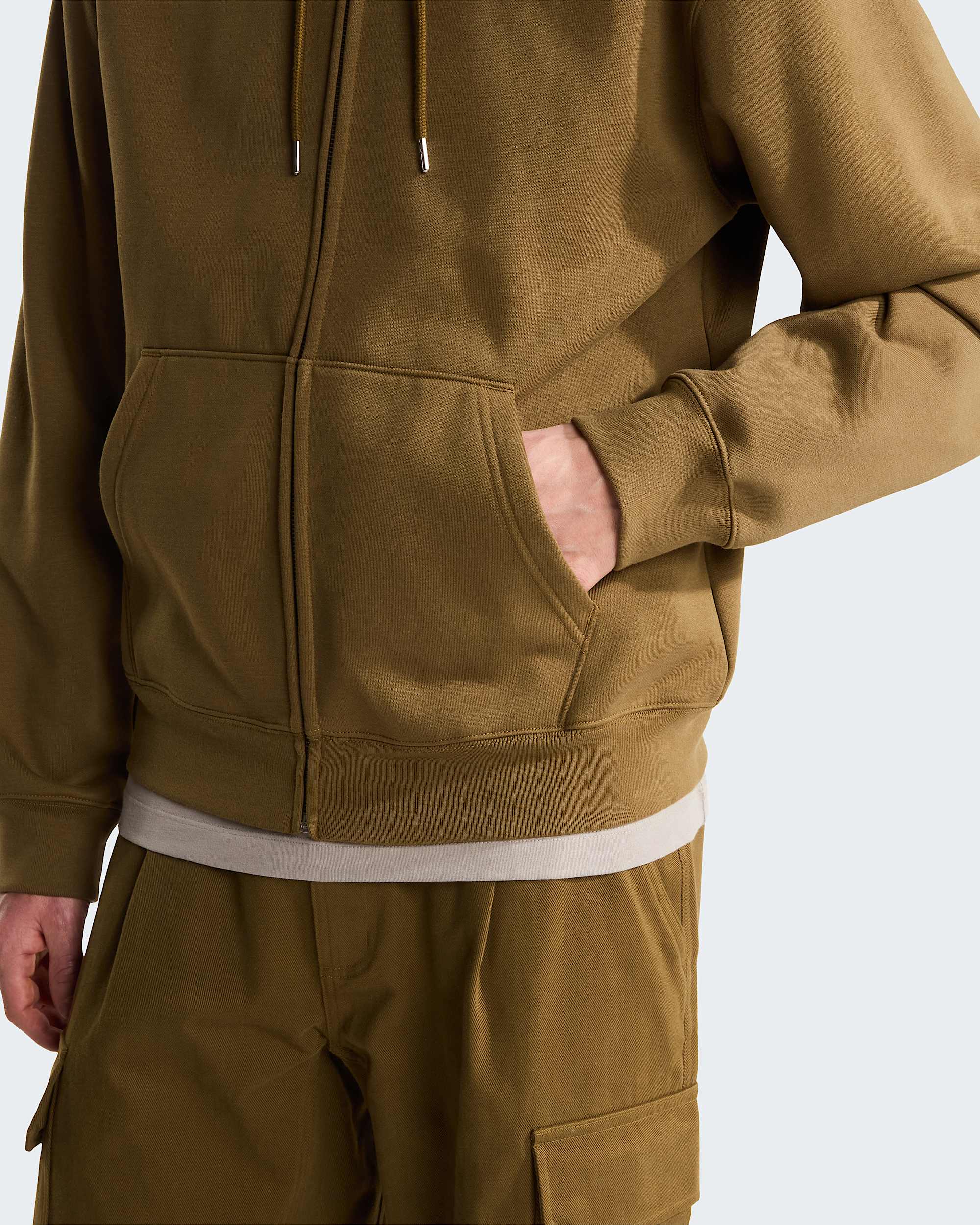 Mens TNF Essential Simple Dome Relaxed FullZip Hoodie TNF ALT6