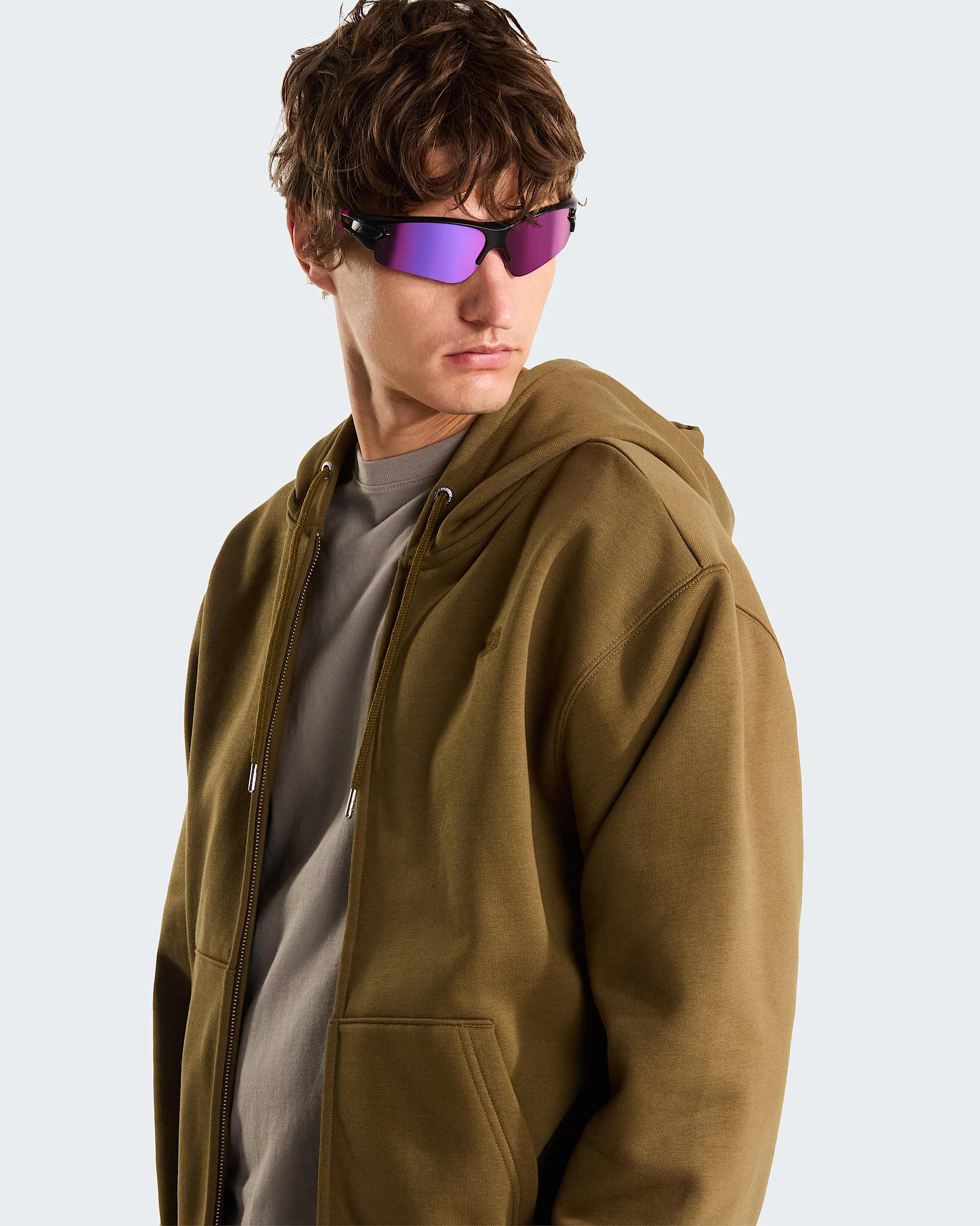Mens TNF Essential Simple Dome Relaxed FullZip Hoodie TNF ALT7