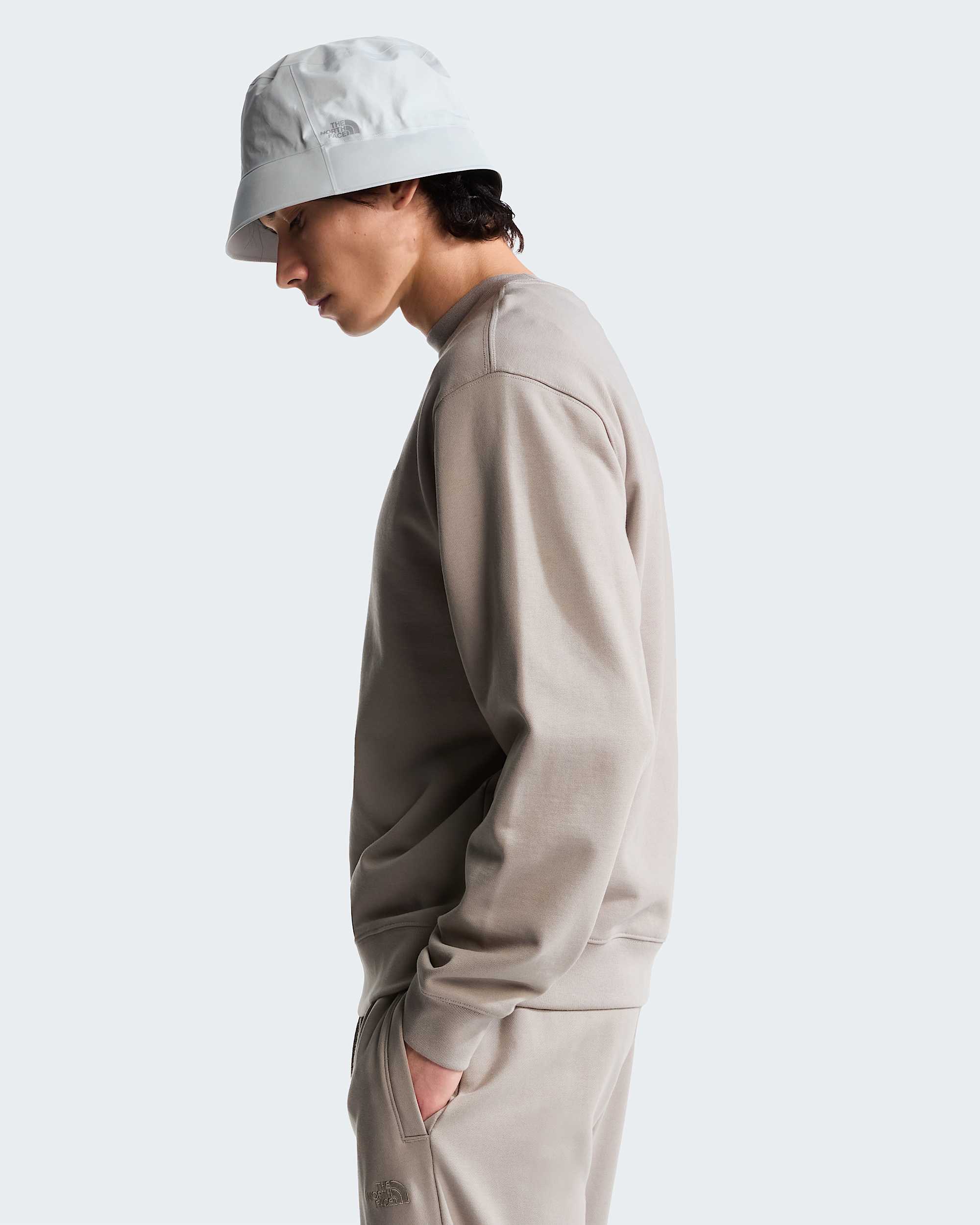 Sudadera holgada en tejido de rizo TNF Essential Simple Dome para hombre TNF ALT2