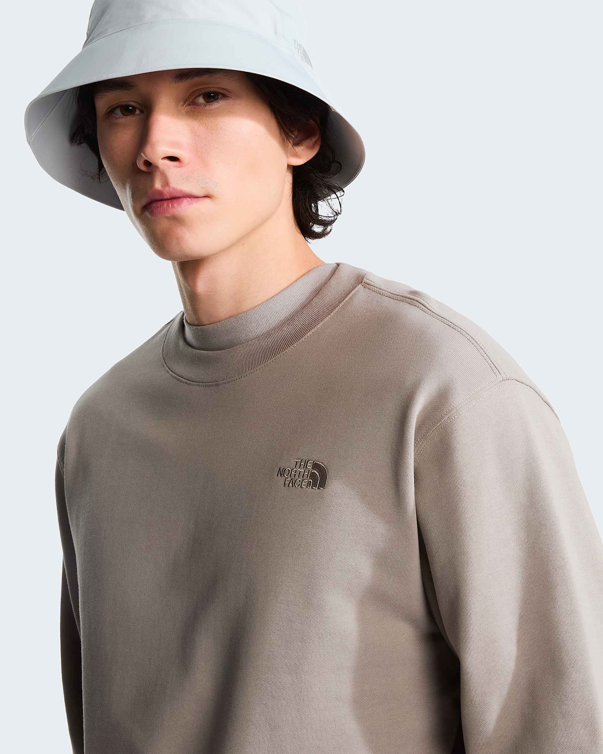 Sudadera holgada en tejido de rizo TNF Essential Simple Dome para hombre TNF ALT4