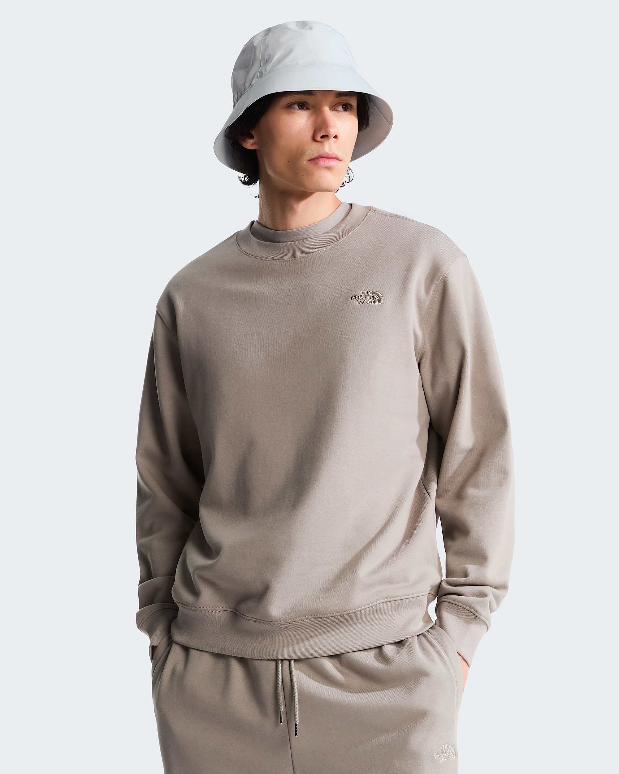 Sudadera holgada en tejido de rizo TNF Essential Simple Dome para hombre TNF HERO