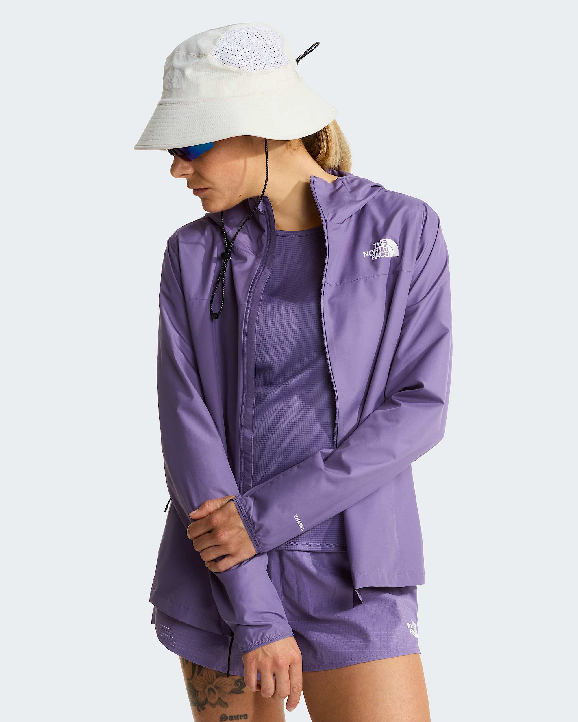 Womens Fontanales Wind Jacket TNF alt4