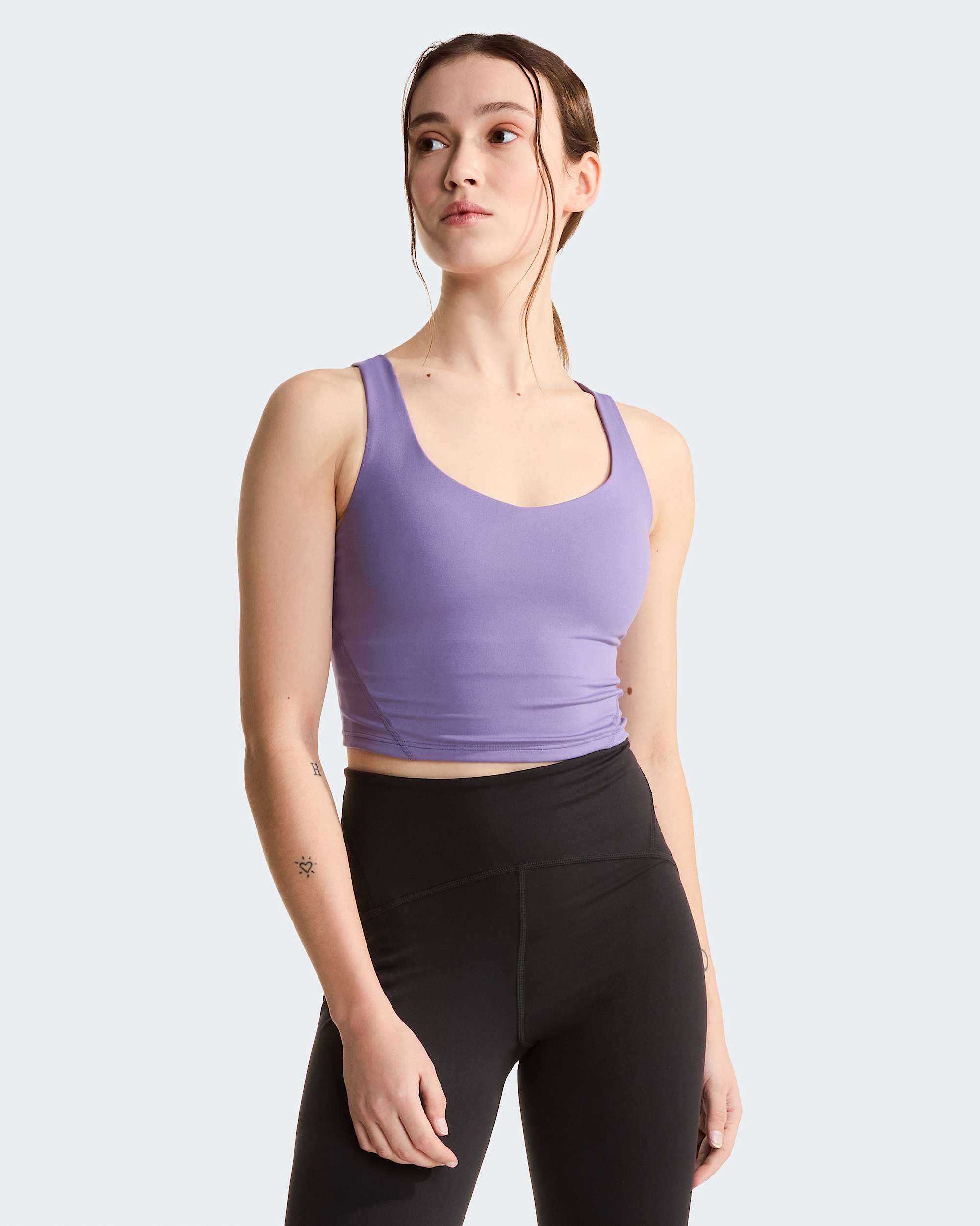 Reggiseno sportivo Jaida Longline da donna TNF Grounded Plum ALT1