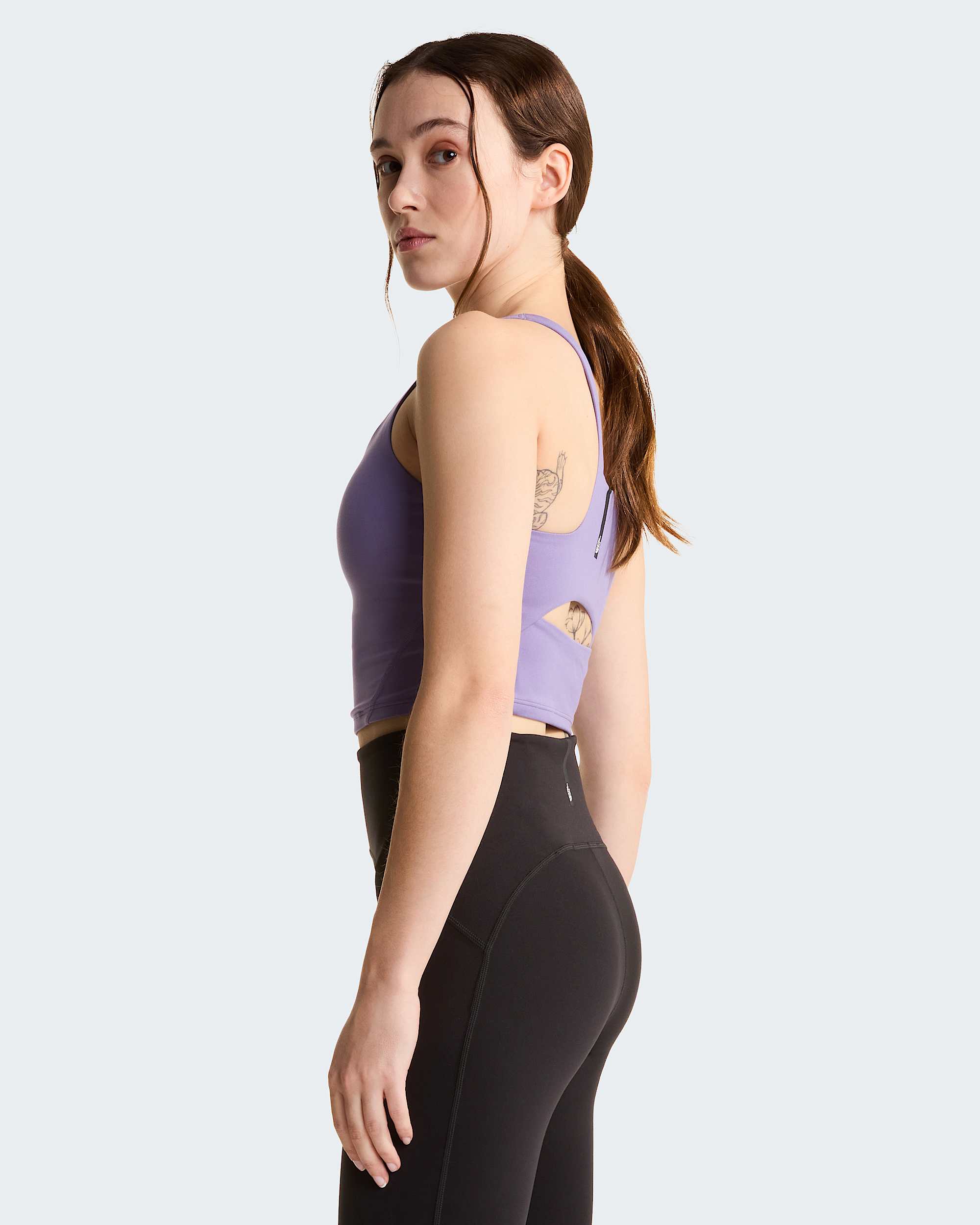 Reggiseno sportivo Jaida Longline da donna TNF Grounded Plum ALT3