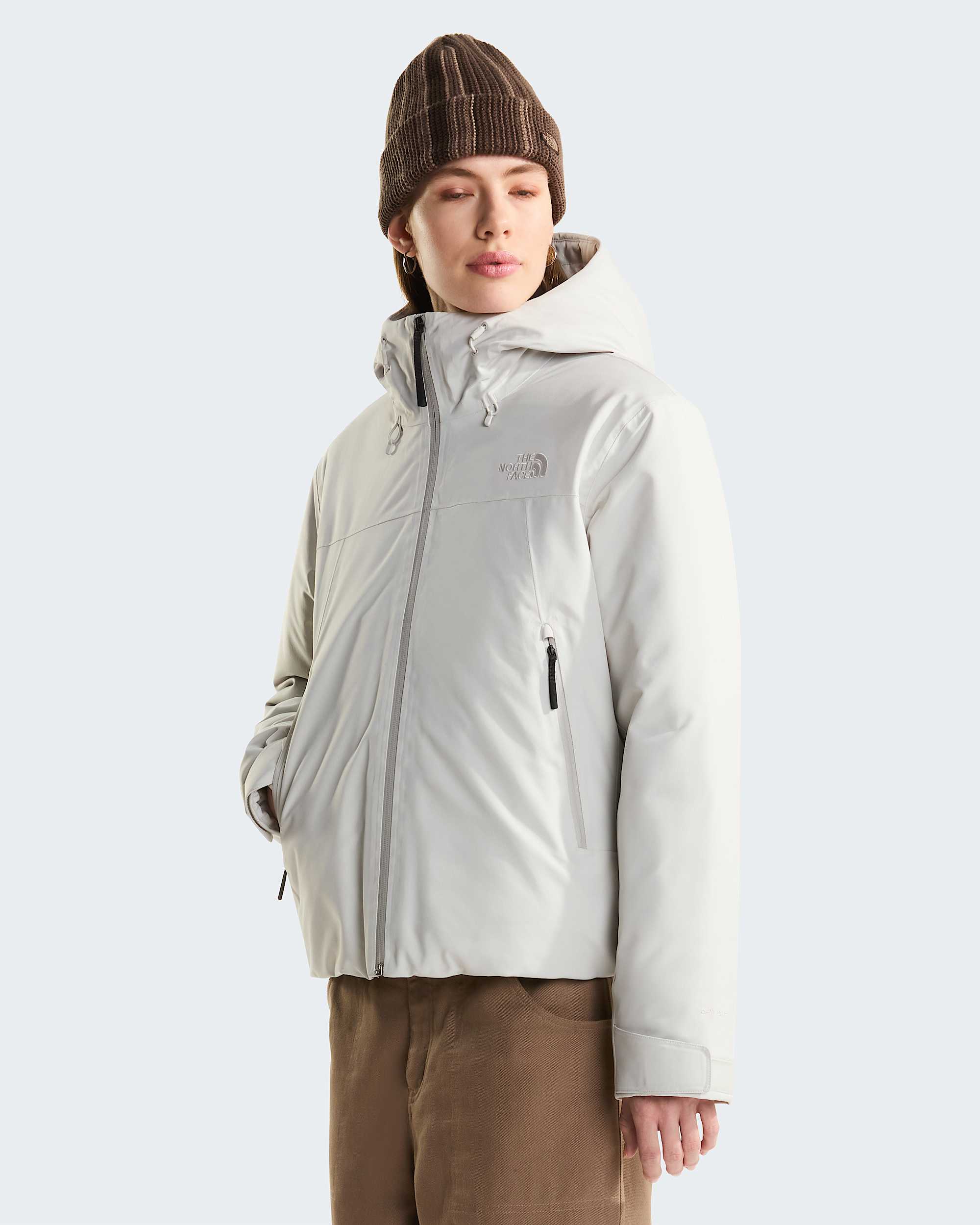 Womens TNF Range Down Hooded Jacket TNF HERO