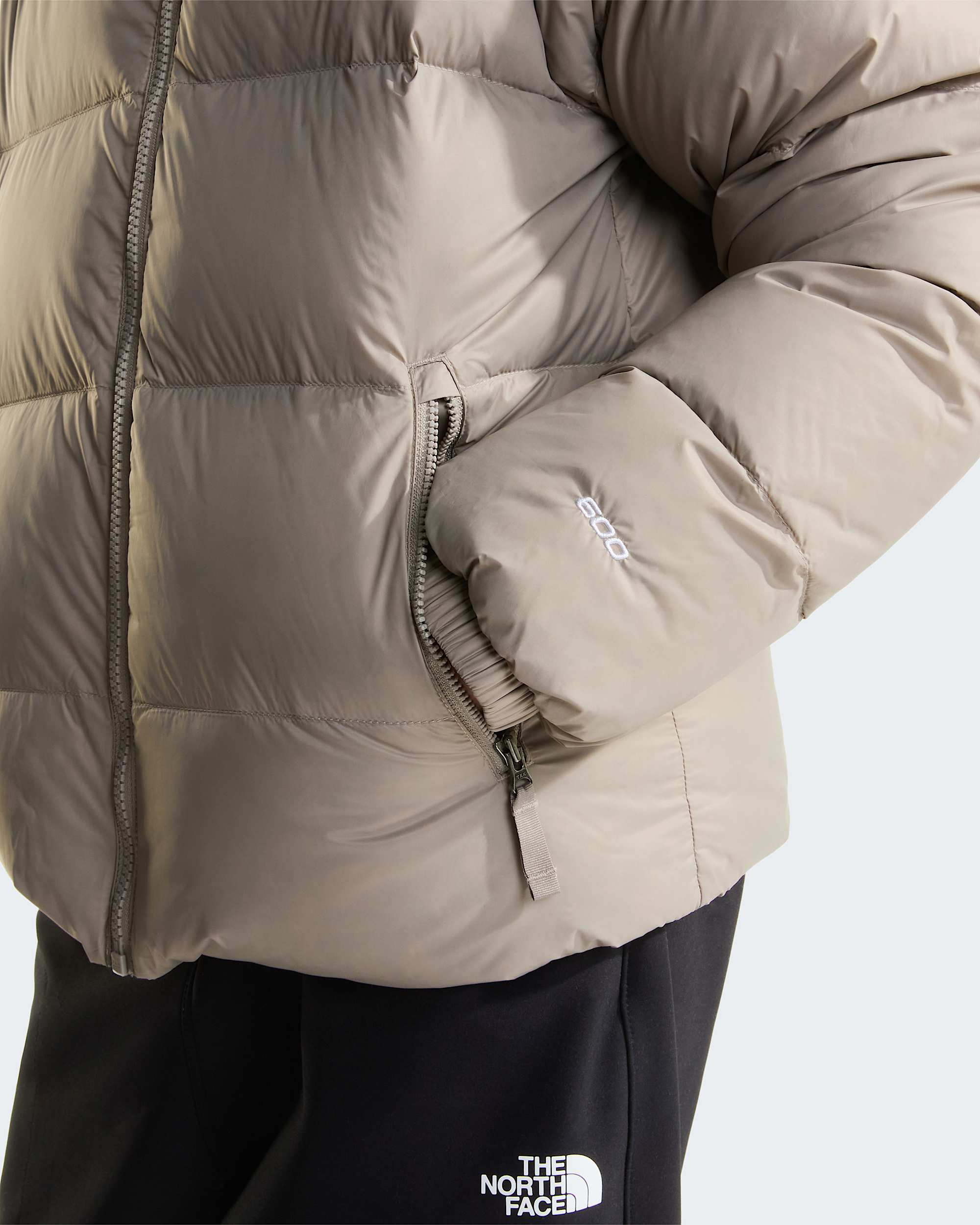 Chaqueta de plumn con capucha Hydrenalite para nio TNF alt7