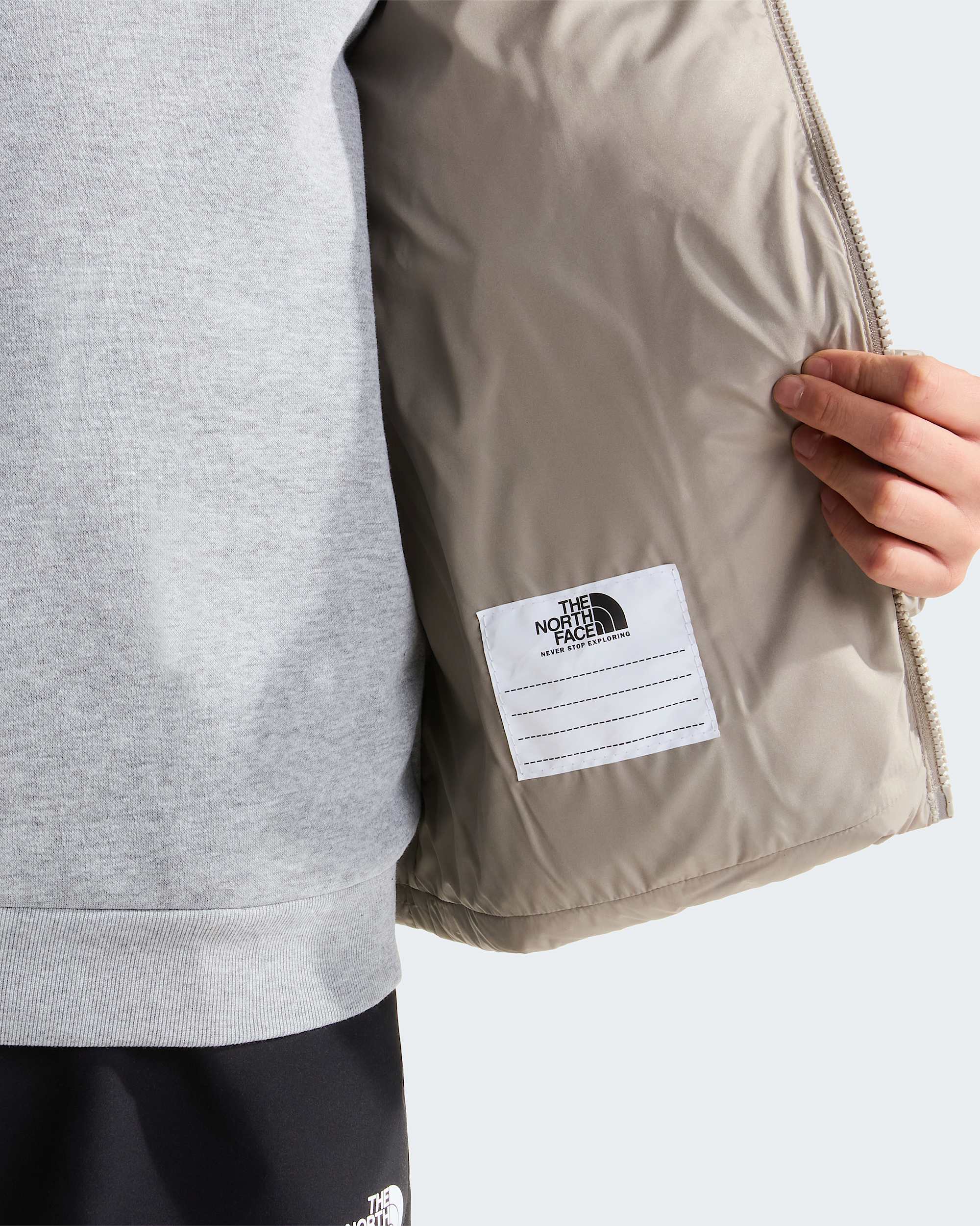 Chaqueta de plumn con capucha Hydrenalite para nio TNF alt8