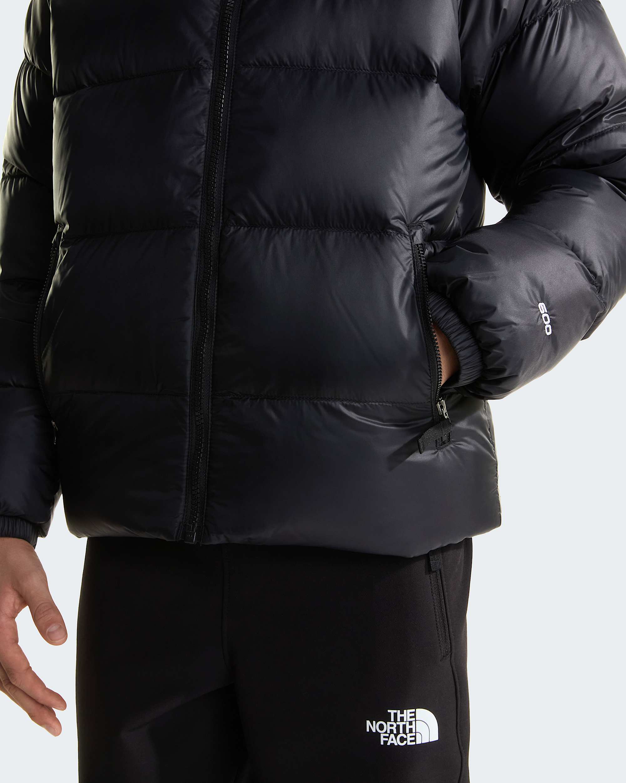 Boys Hydrenalite Down Hooded Jacket TNF ALT7