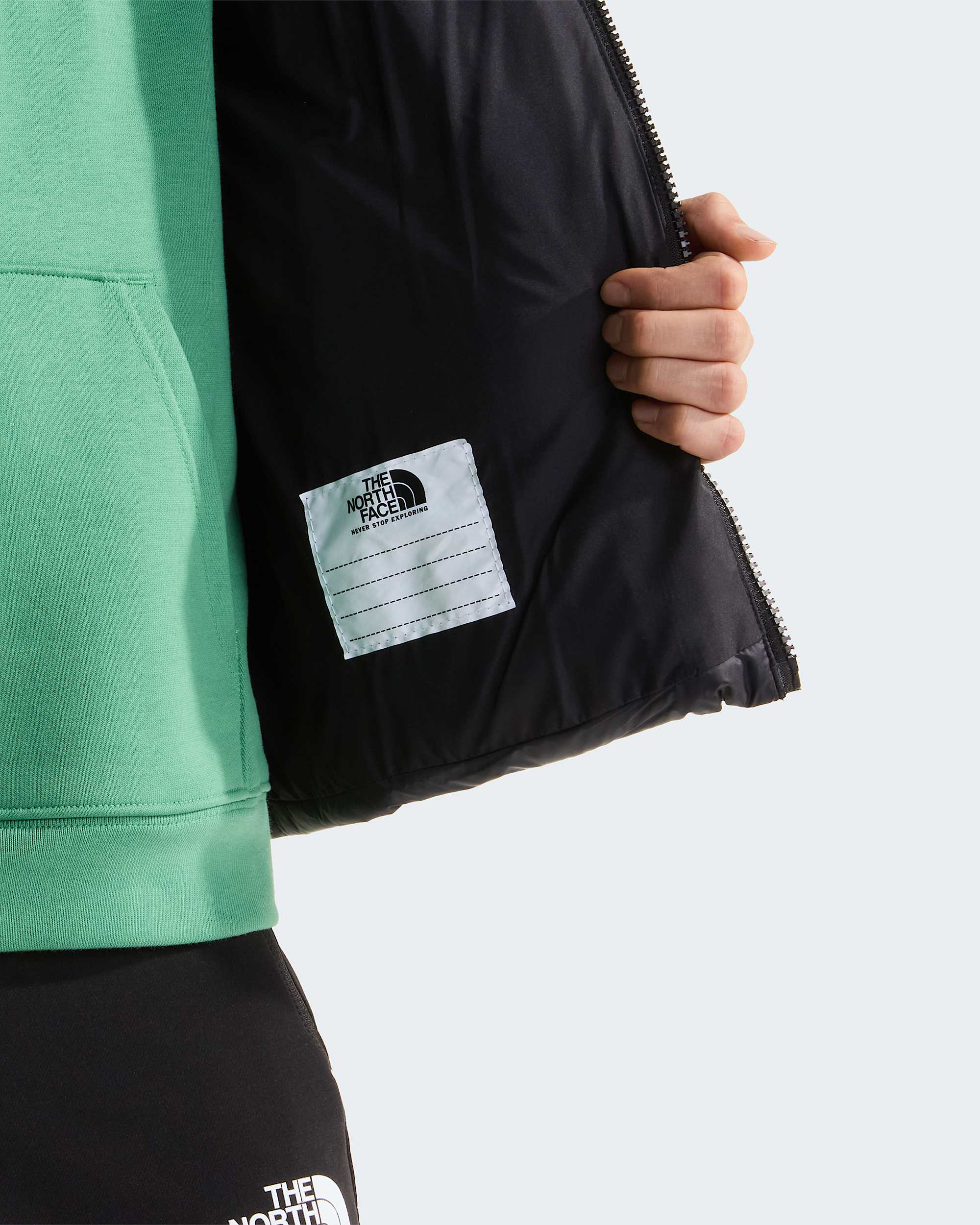 Boys Hydrenalite Down Hooded Jacket TNF ALT8