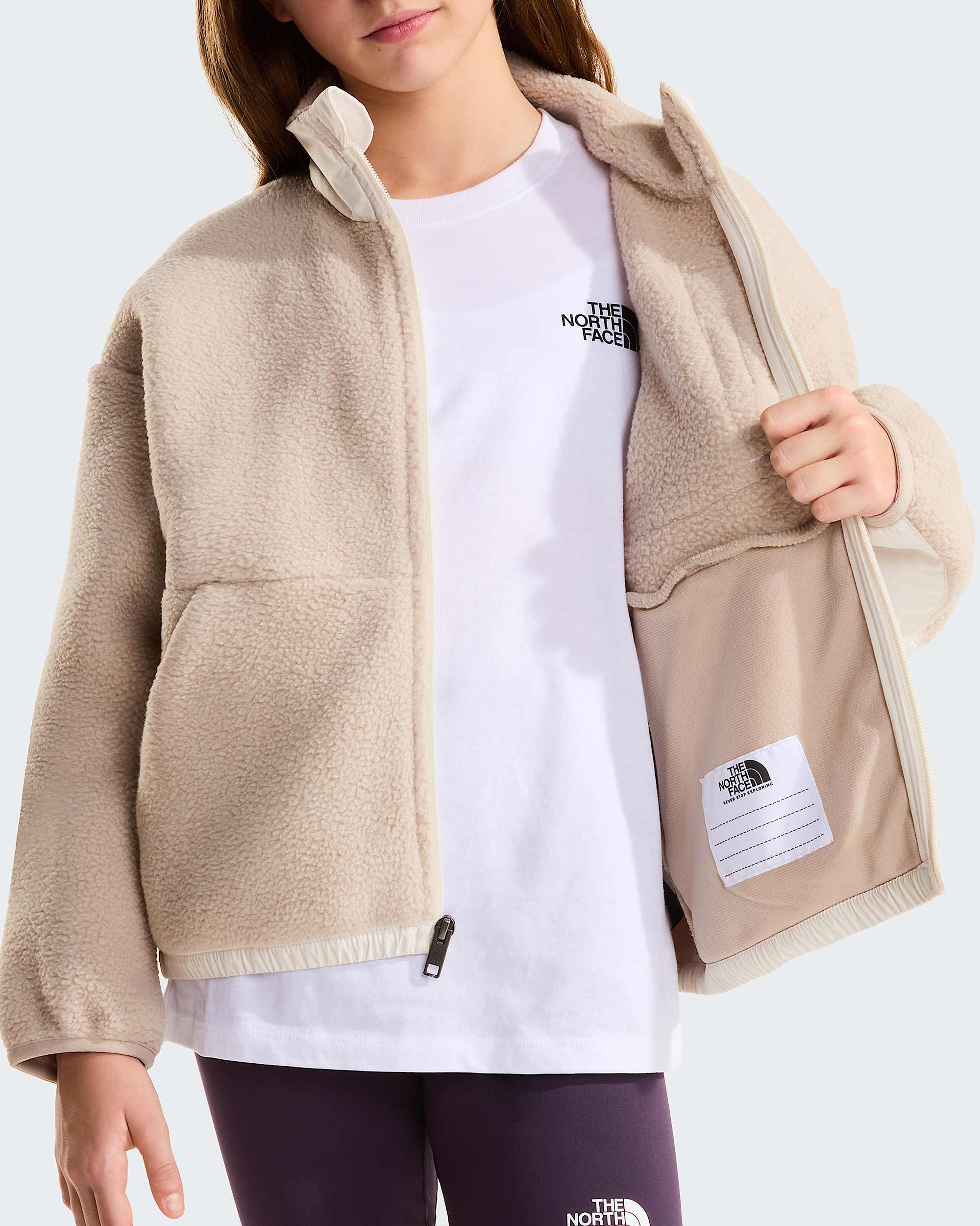 Yumiori OffPeak Fleecejack voor meisjes TNF ALT8