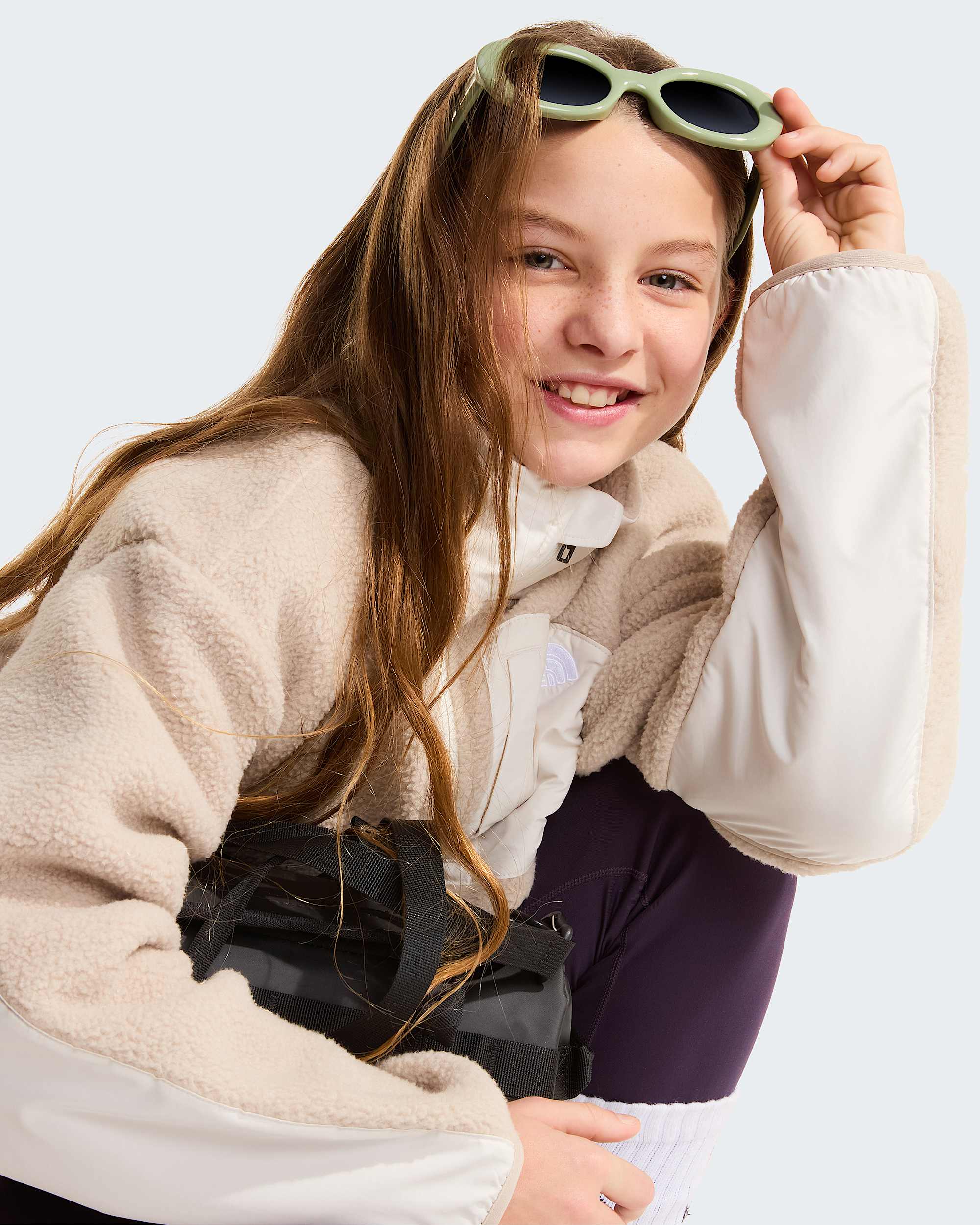 Yumiori OffPeak Fleecejack voor meisjes TNF ALT9