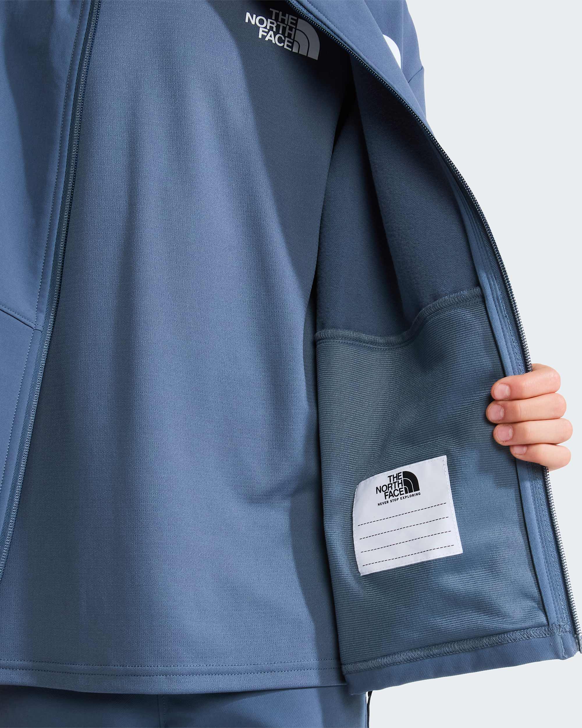 Perlino Softshell jas voor tieners TNF ALT7