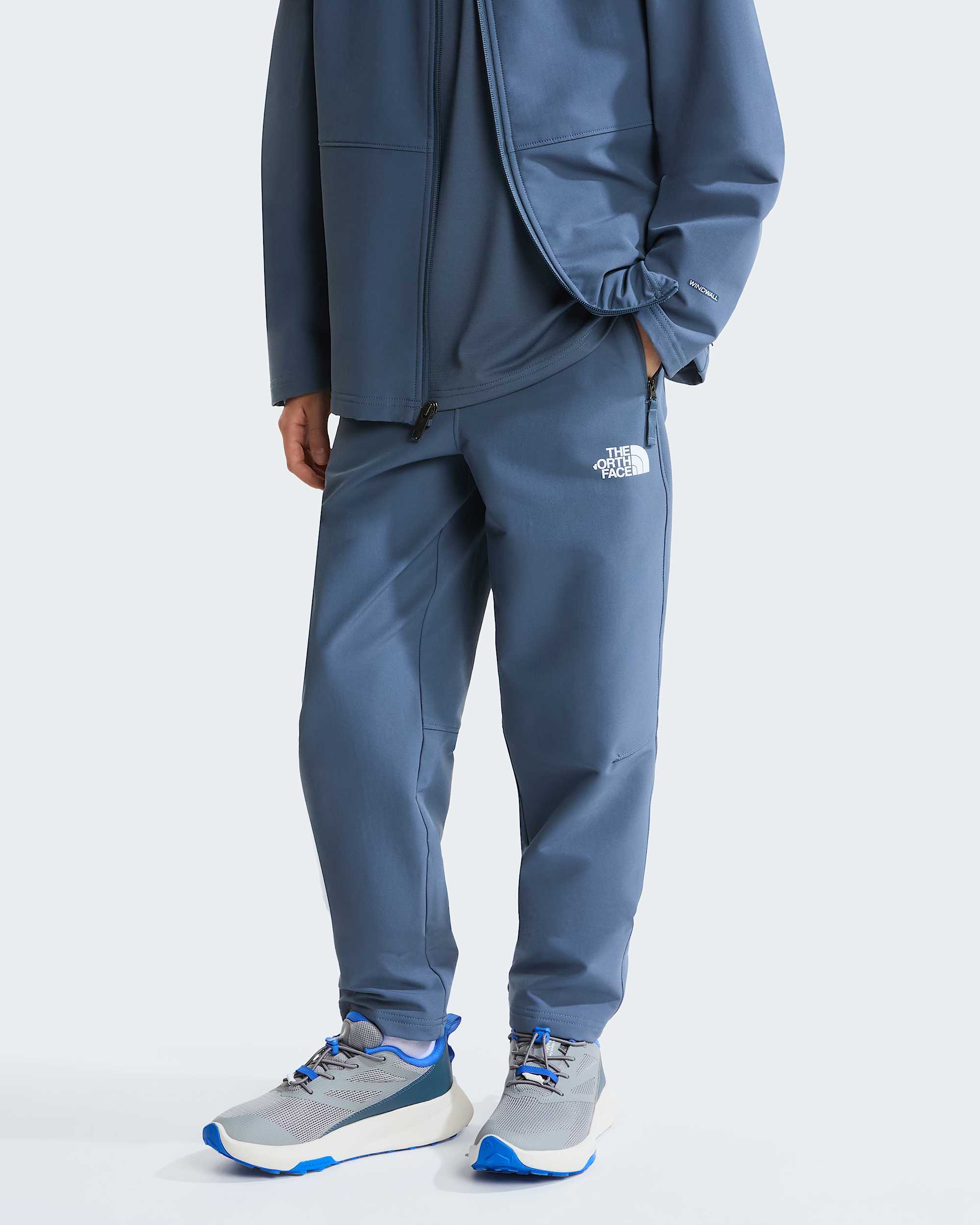 Perlino Softshell broek voor tieners TNF HERO