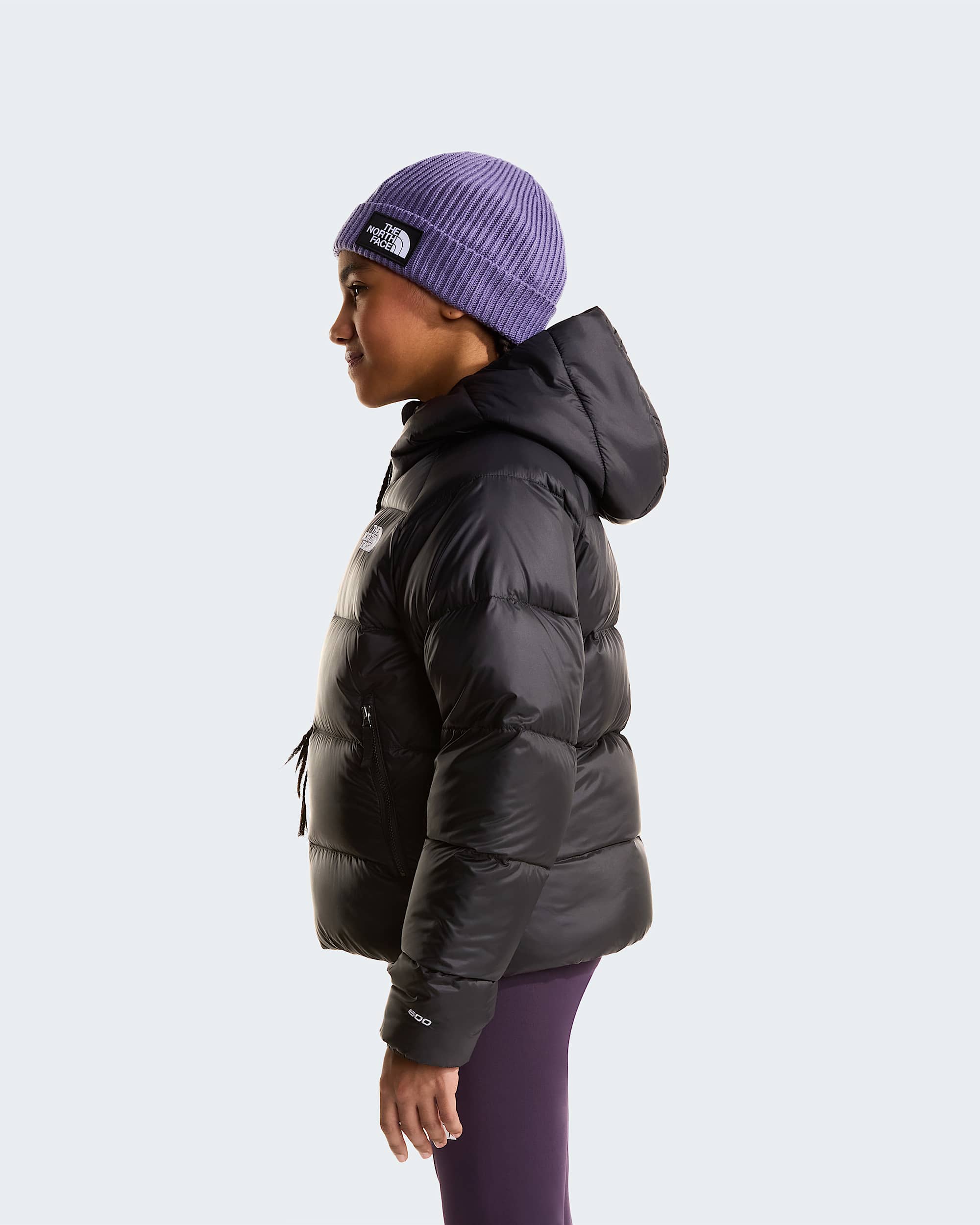Giacca in piumino con cappuccio Hydrenalite da ragazza TNF ALT2