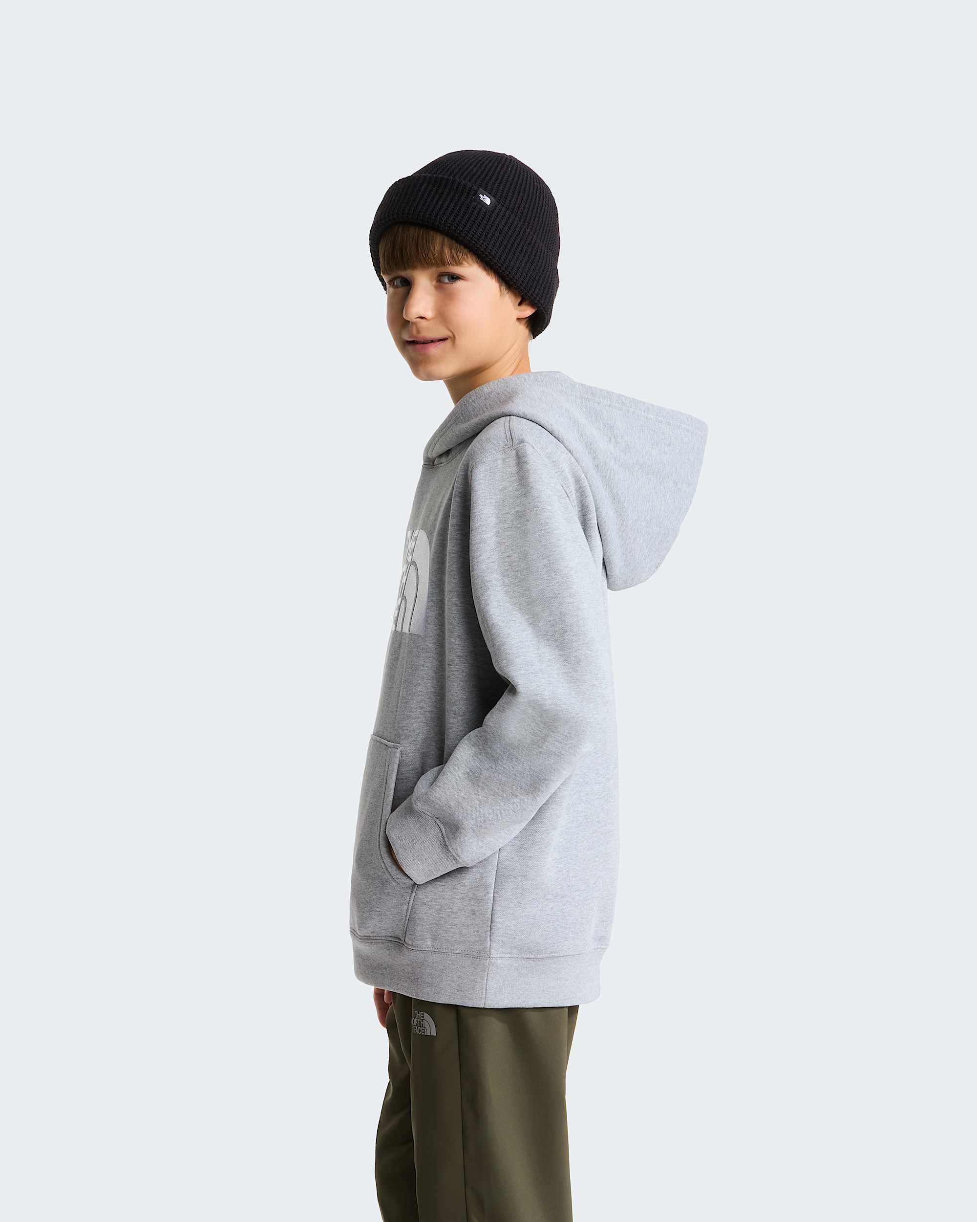 Teens TNF Essential Drew Peak Hoodie TNF ALT2