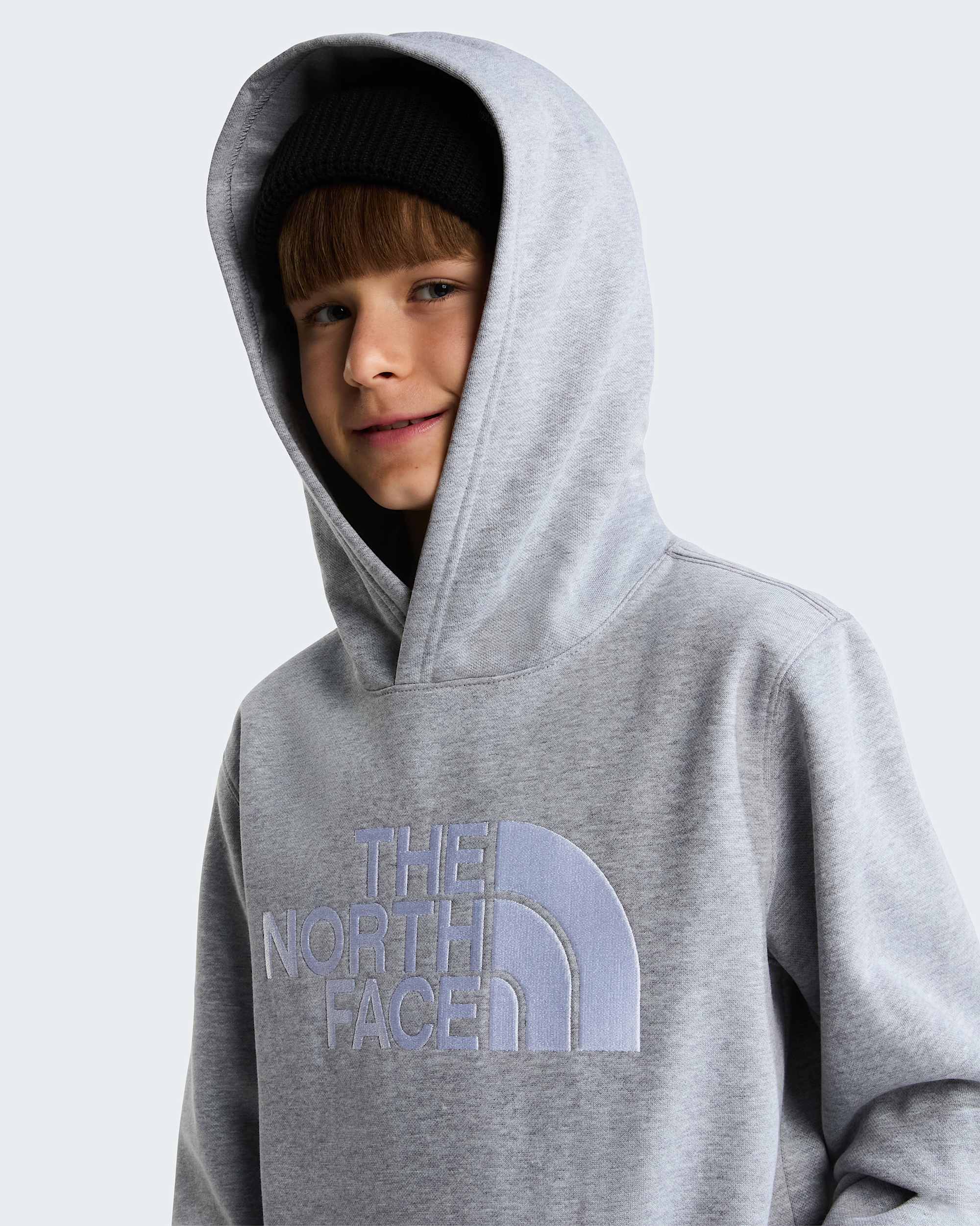 Teens TNF Essential Drew Peak Hoodie TNF ALT4