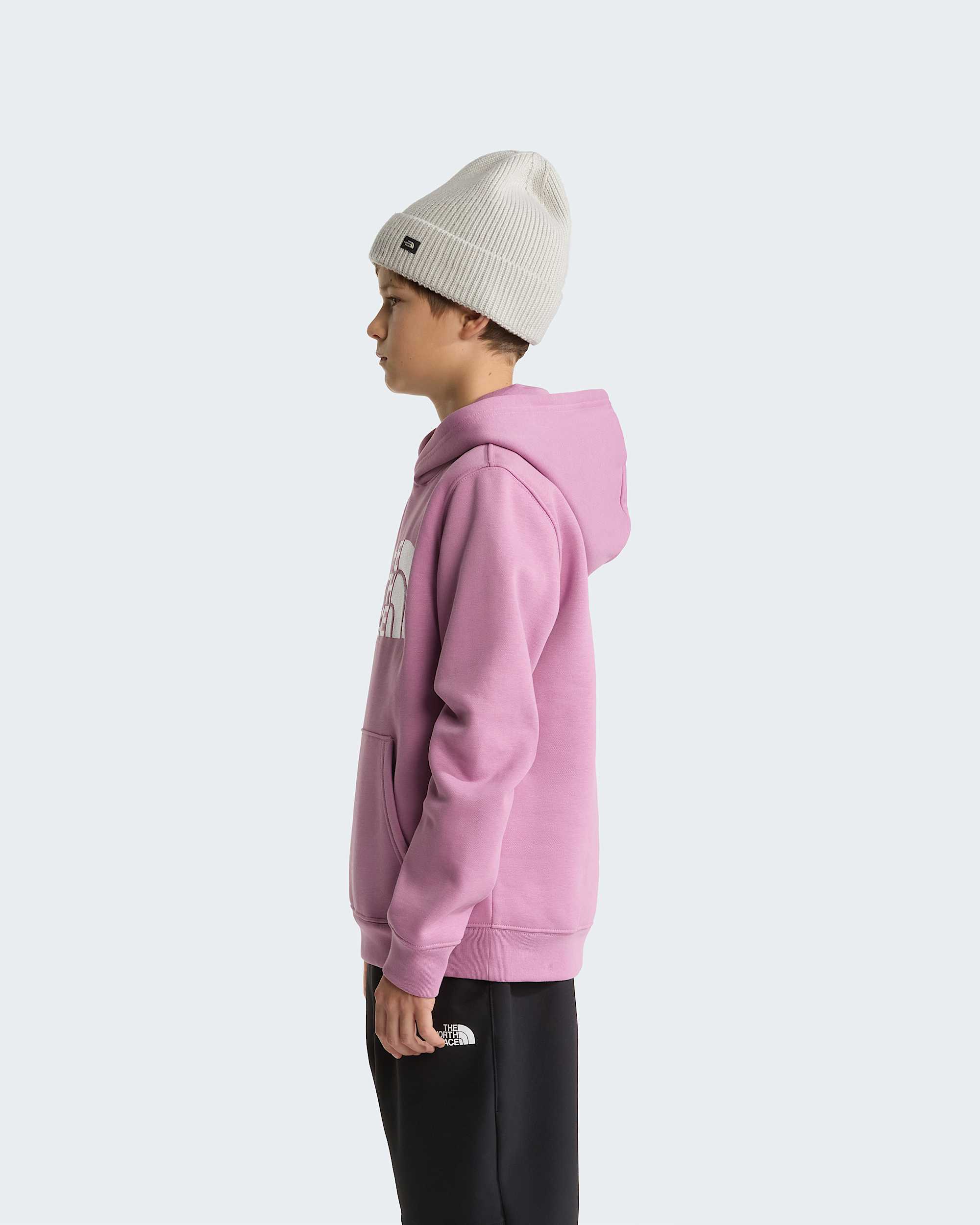 TNF Essential Drew Peak hoodie voor tieners TNF Hushed Lavender ALT14