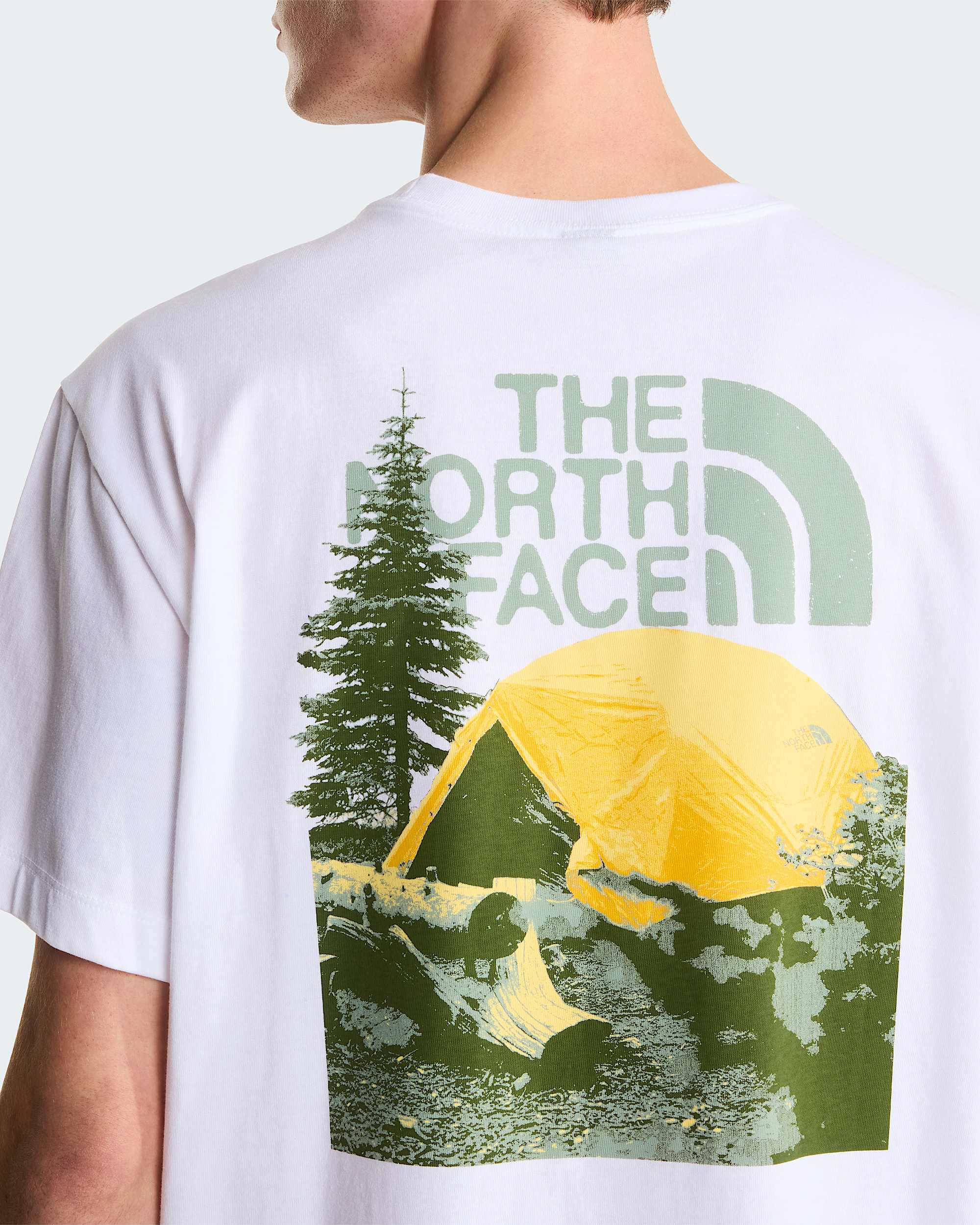 Tshirt Pitch A Tent Relaxed da uomo TNF ALT5
