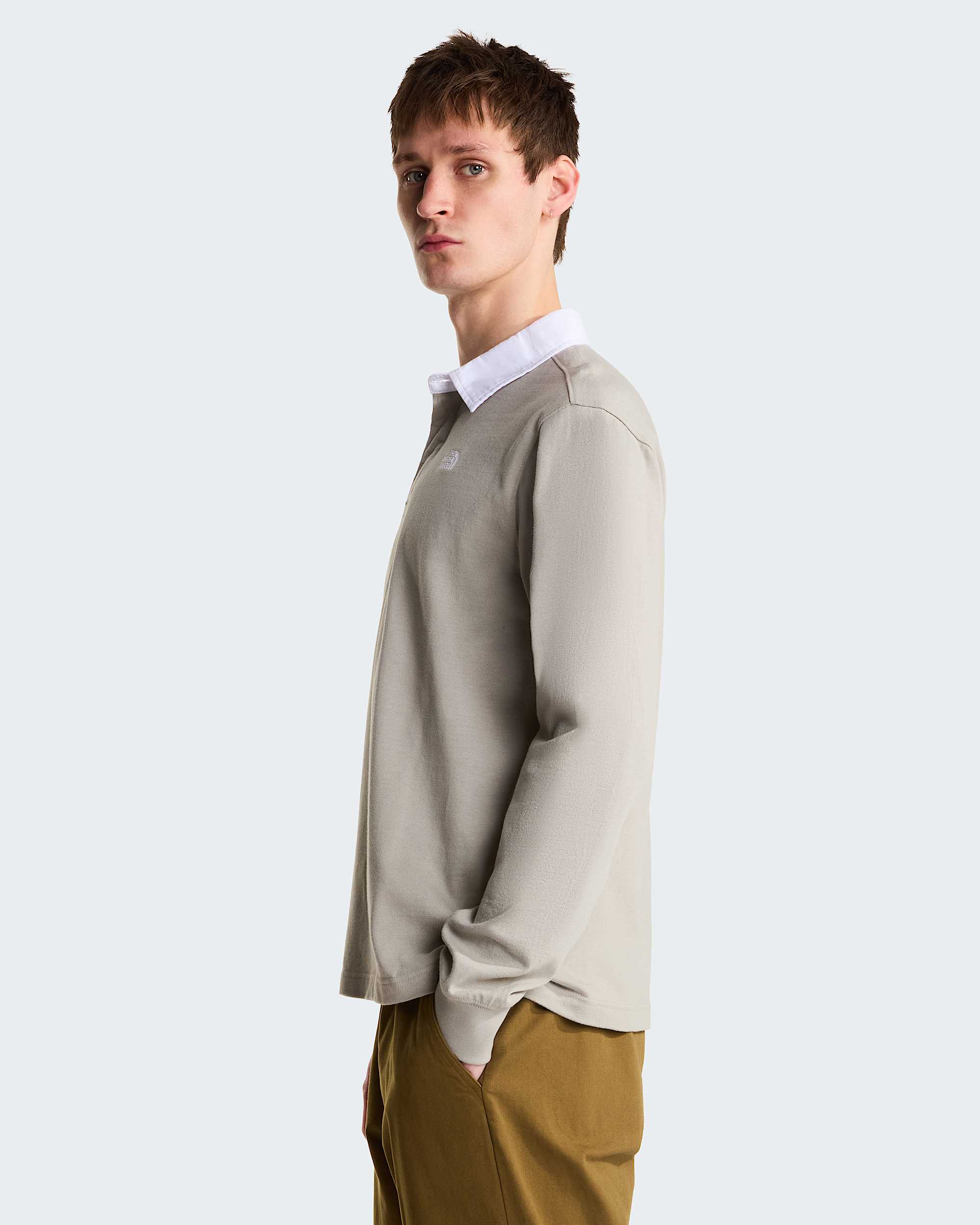 Vista Rugbyshirt met Lange Mouwen voor heren TNF ALT2