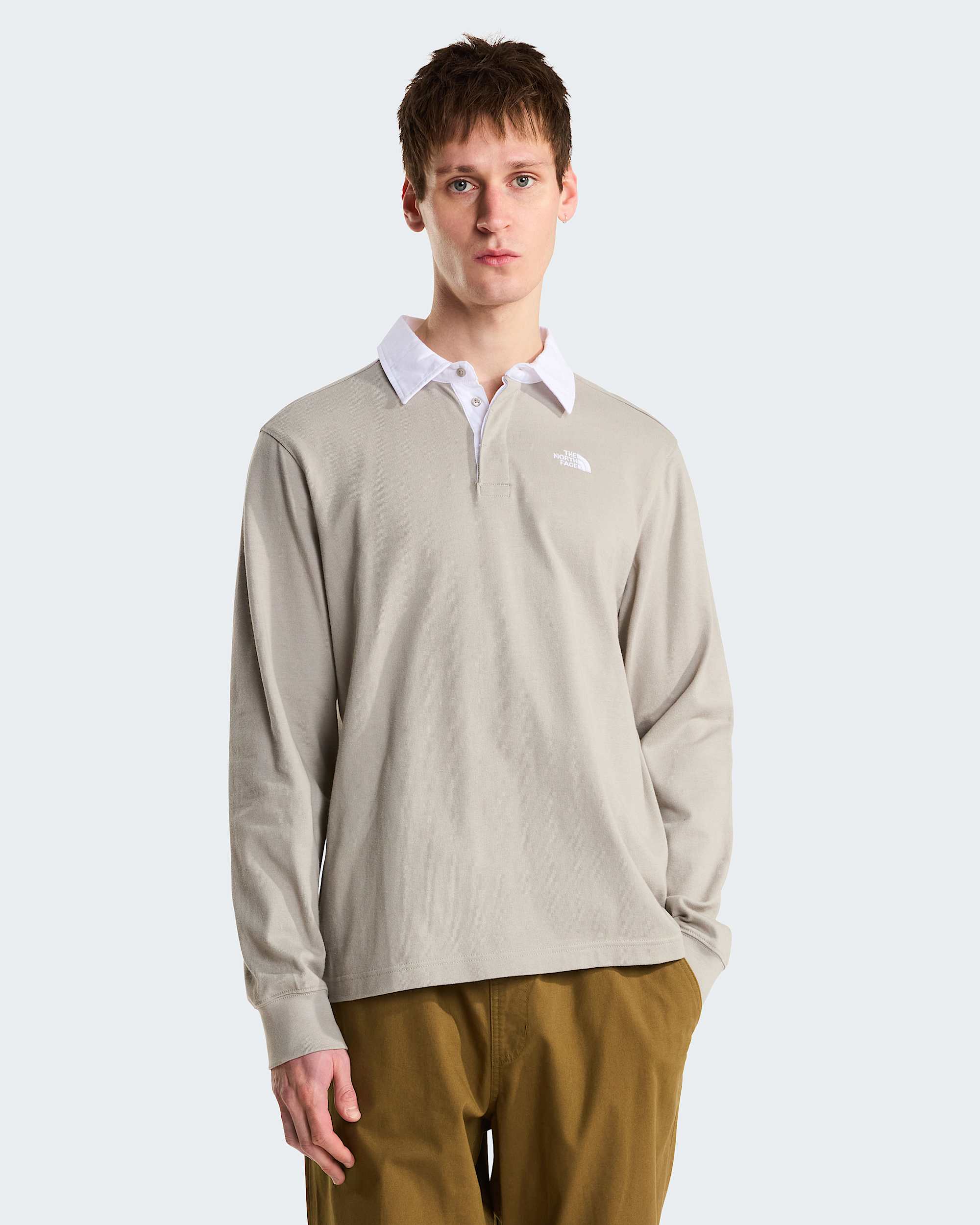 Vista Rugbyshirt met Lange Mouwen voor heren TNF HERO