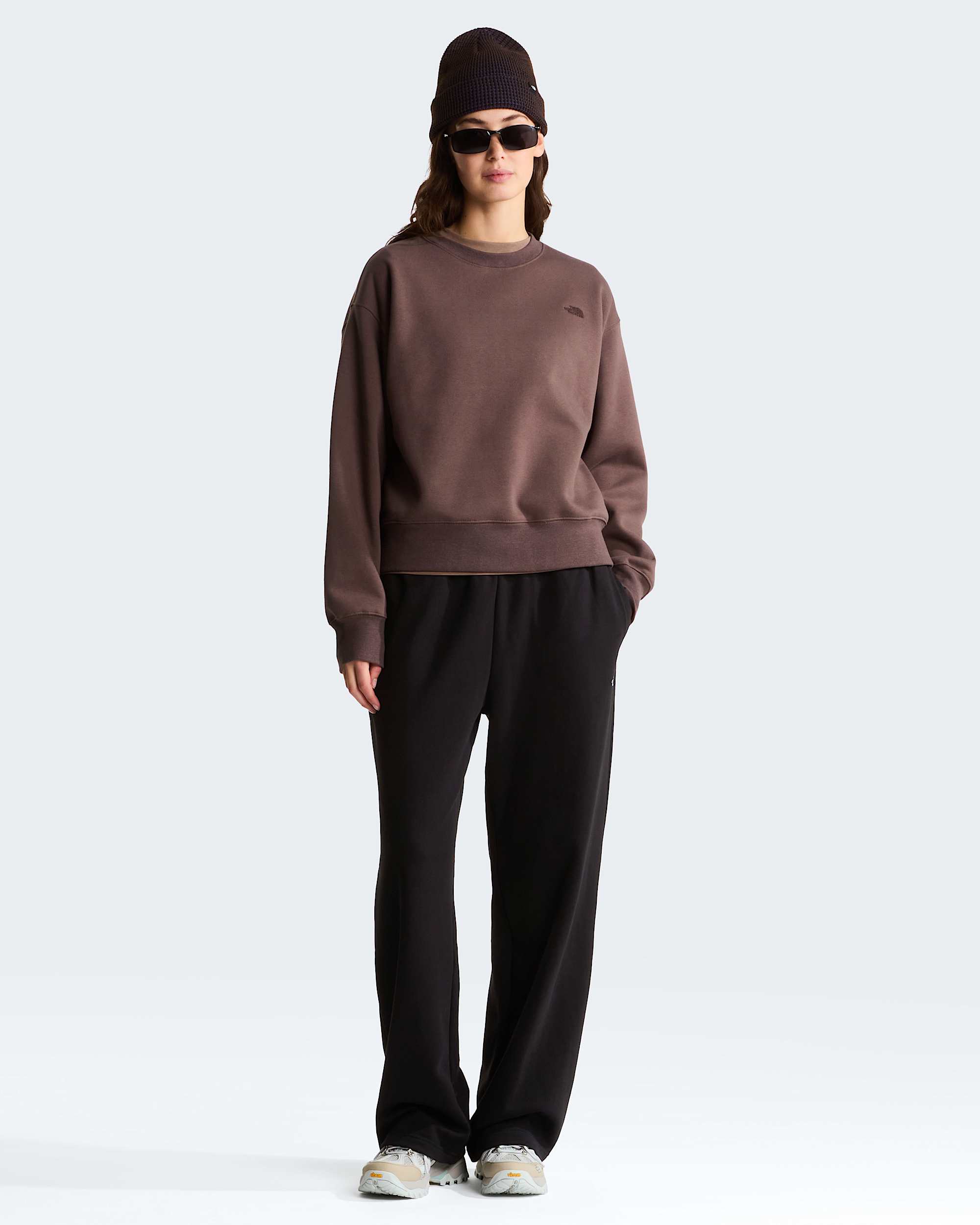 TNF Essential Simple Dome Boxy Oversized Sweatshirt voor dames TNF ALT1