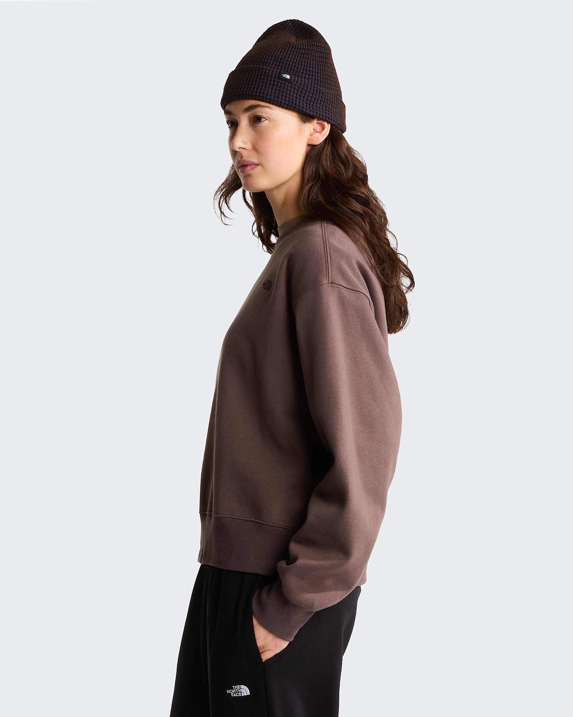 TNF Essential Simple Dome Boxy Oversized Sweatshirt voor dames TNF ALT2