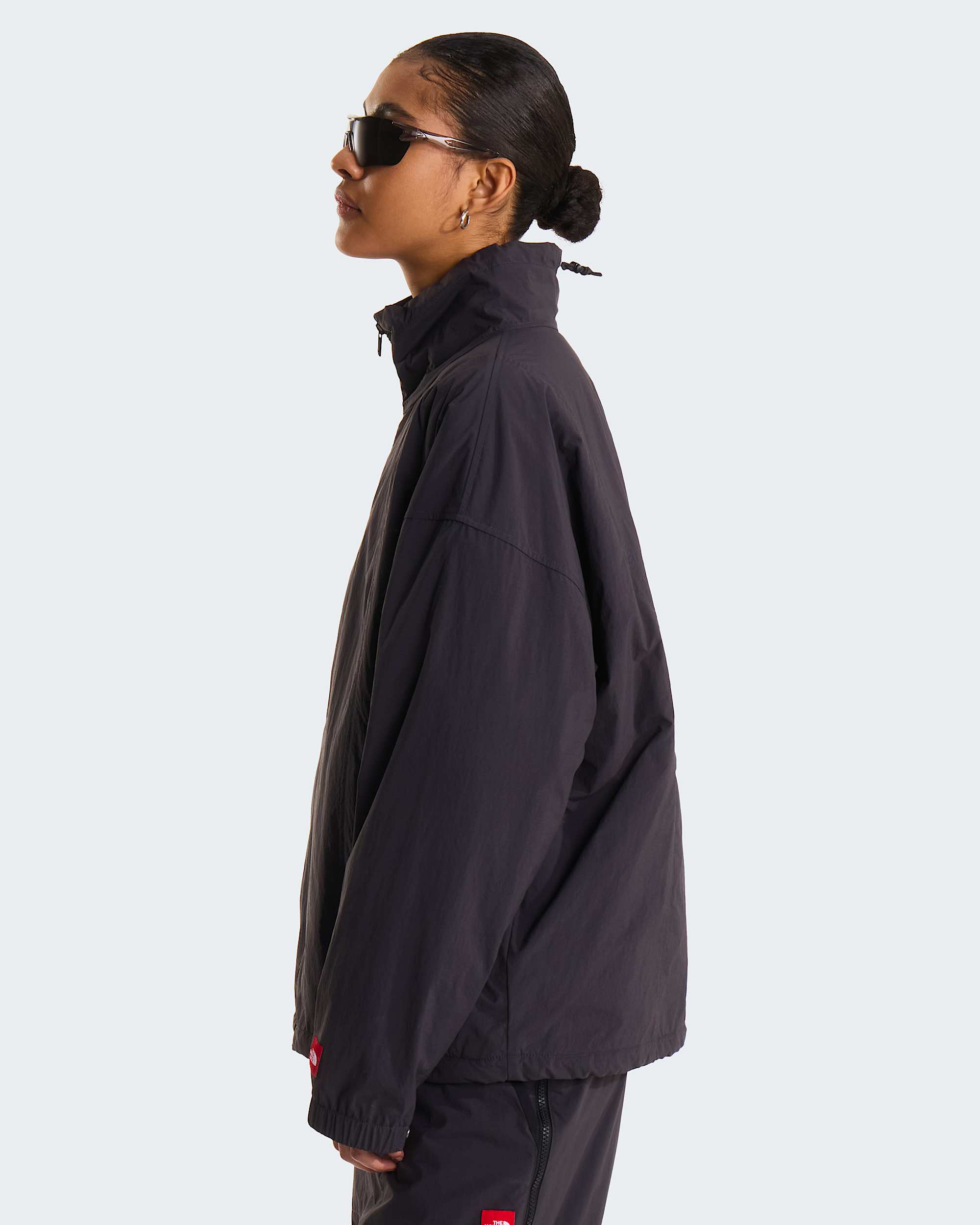 Giacca TNF Red Box in nylon foderata in pile unisex TNF ALT16