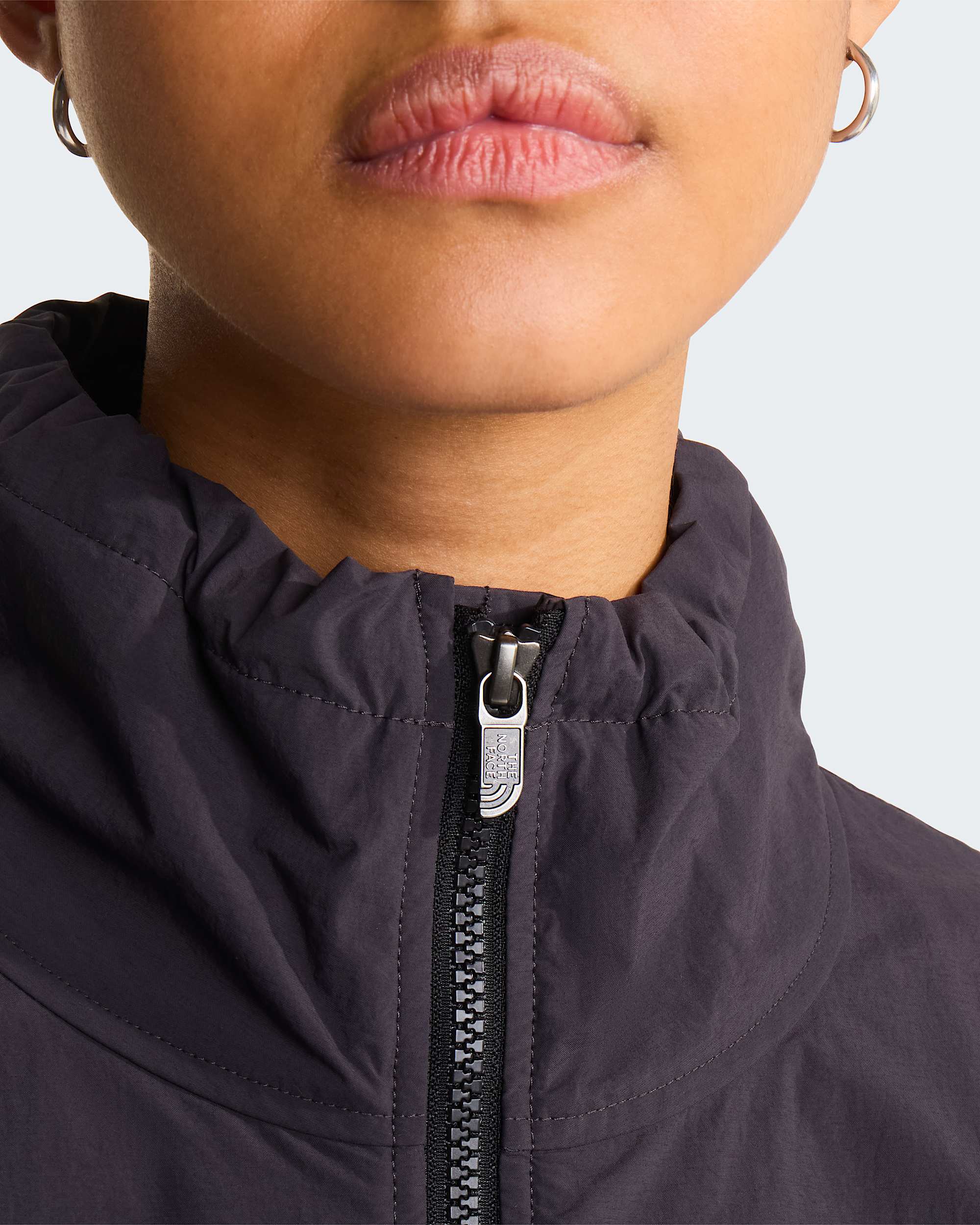 Giacca TNF Red Box in nylon foderata in pile unisex TNF ALT19