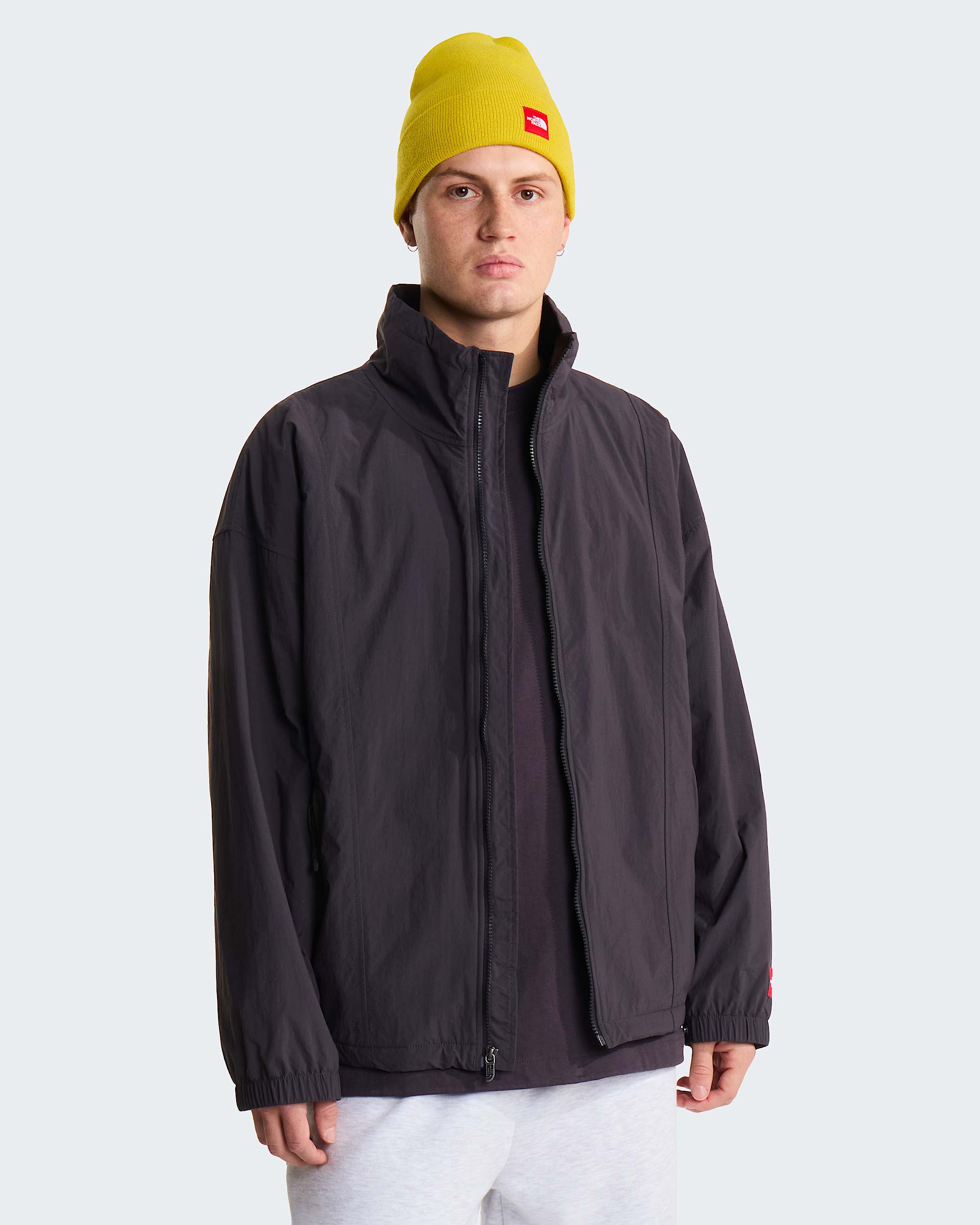 Giacca TNF Red Box in nylon foderata in pile unisex TNF ALT6