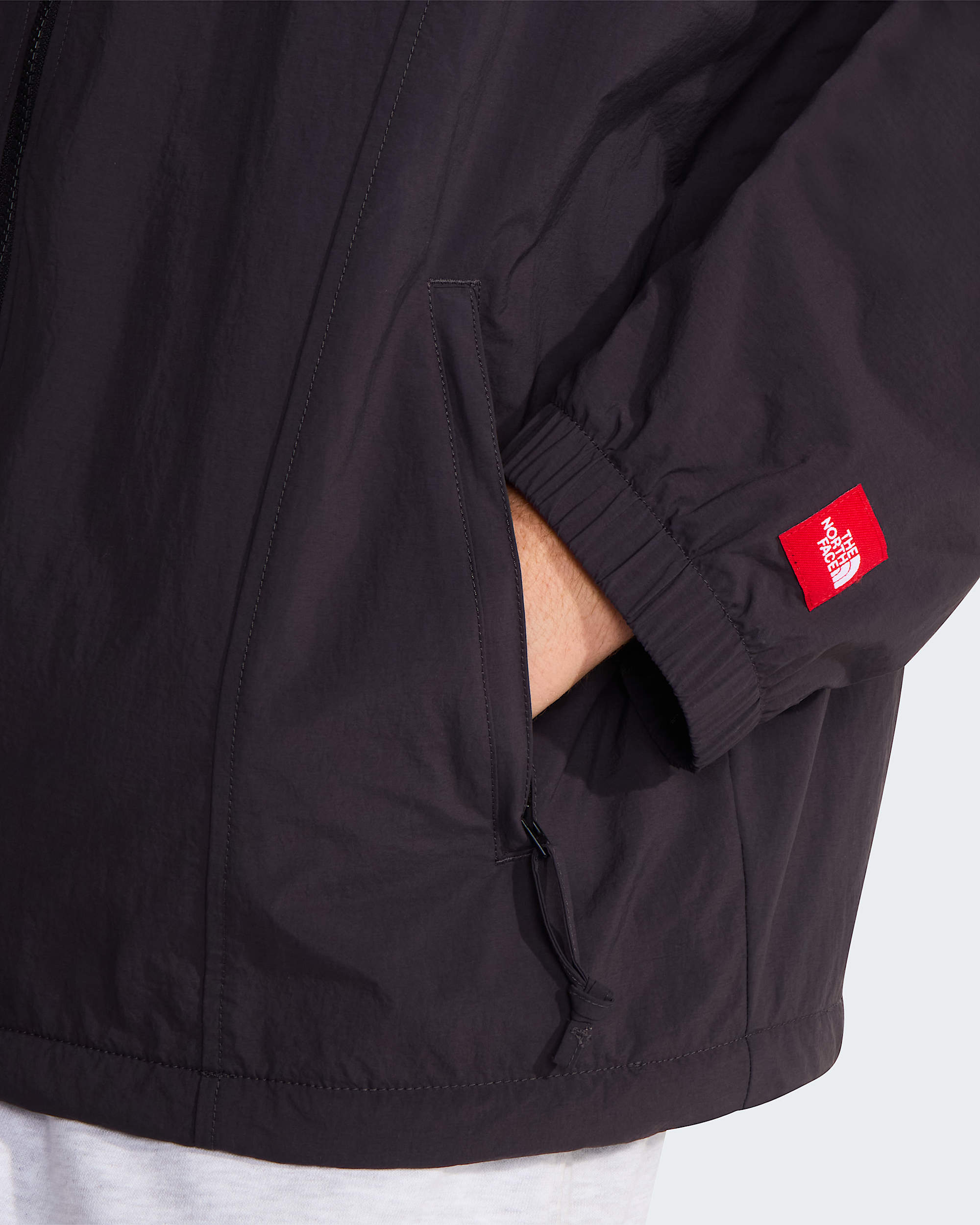 Giacca TNF Red Box in nylon foderata in pile unisex TNF ALT9