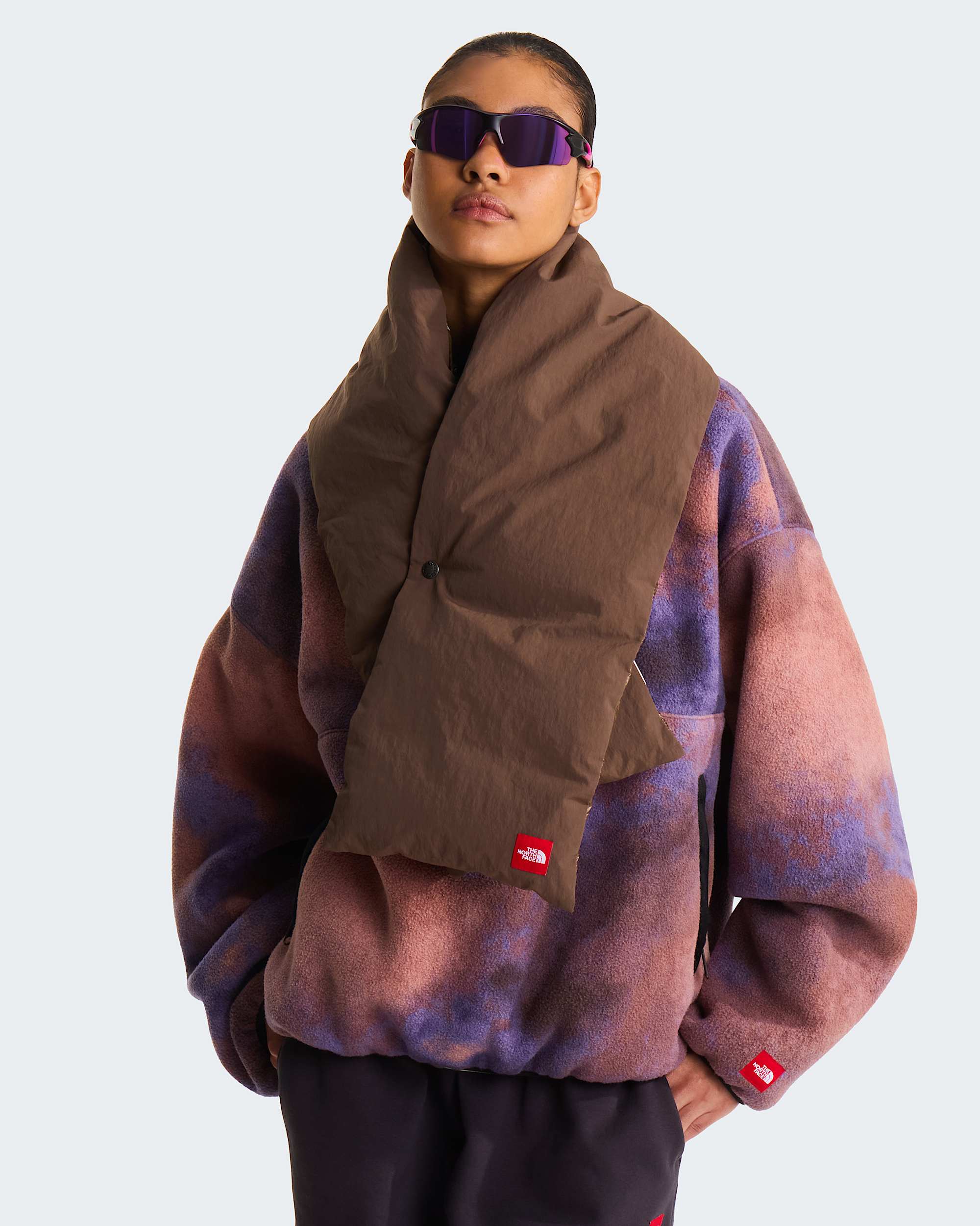 TNF Red Box Down Scarf TNF alt4