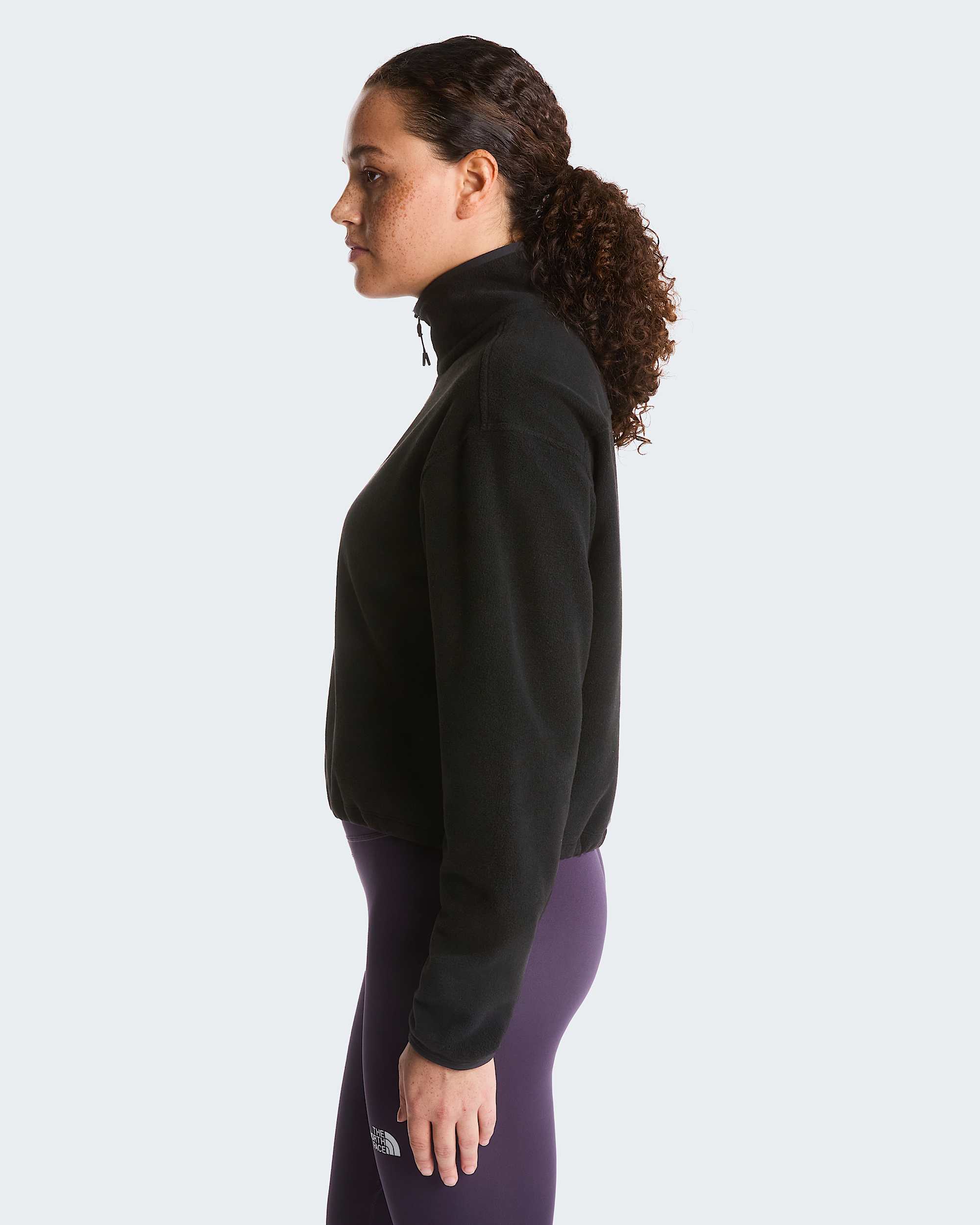 Glacier Novelty Logo 14 Zip Fleece W TNF ALT2