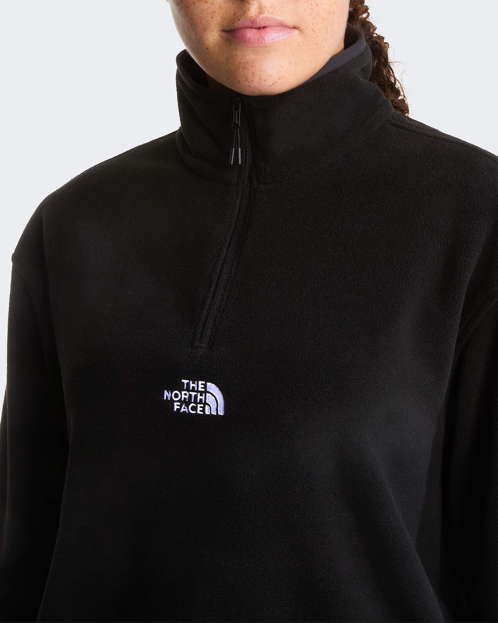 Glacier Novelty Logo 14 Zip Fleece W TNF ALT4