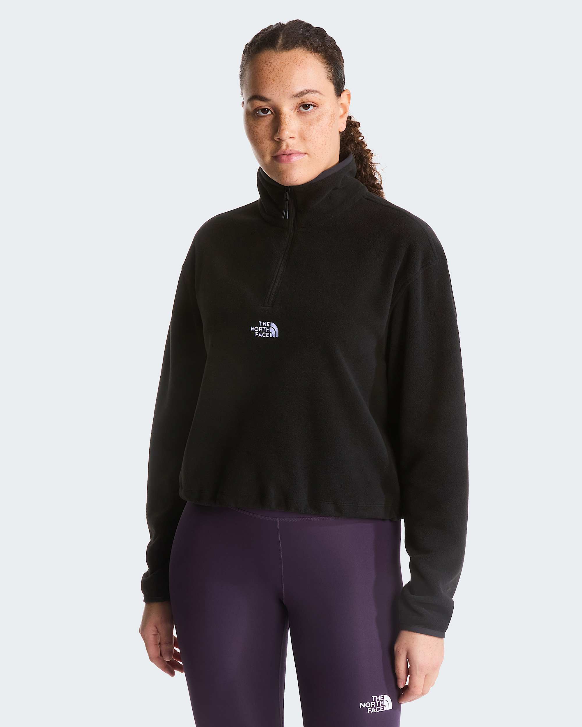 Glacier Novelty Logo 14 Zip Fleece W TNF HERO