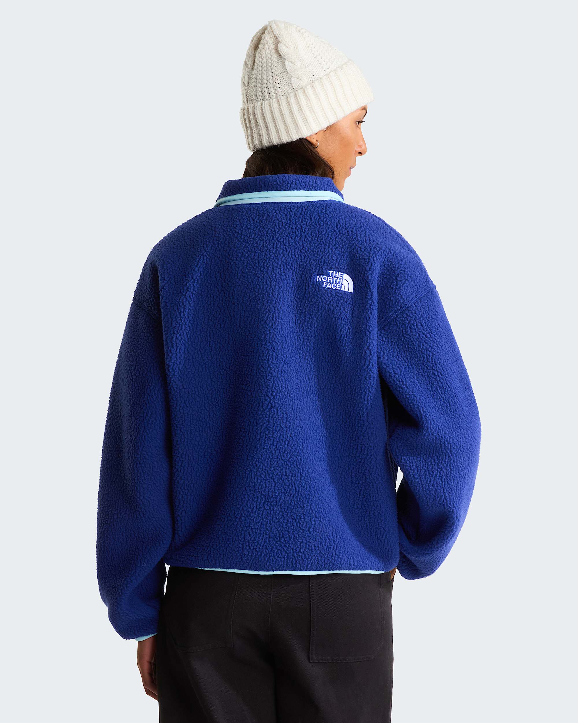 Cragmont fleecejack met halve drukknoopsluiting TNF alt3