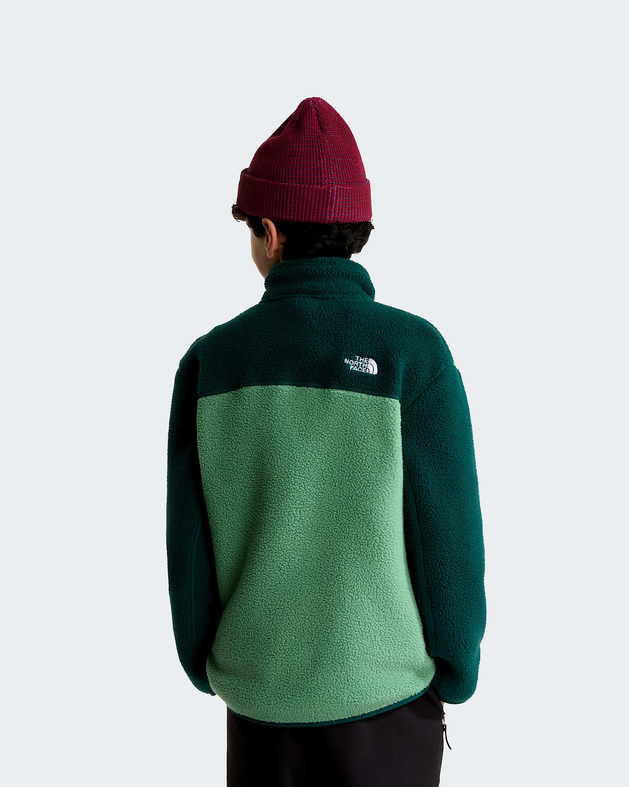 Fleecov bunda Yumiori s 14 zipem pro mlad TNF ALT3